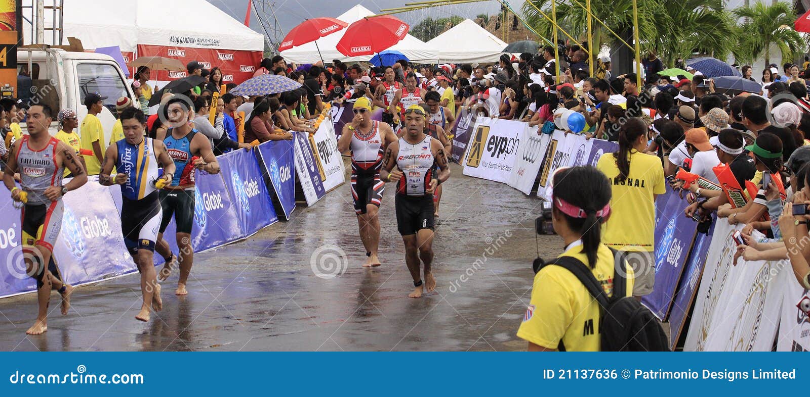 Ironman Triathlon Marathon Run Race Editorial Photo Image of