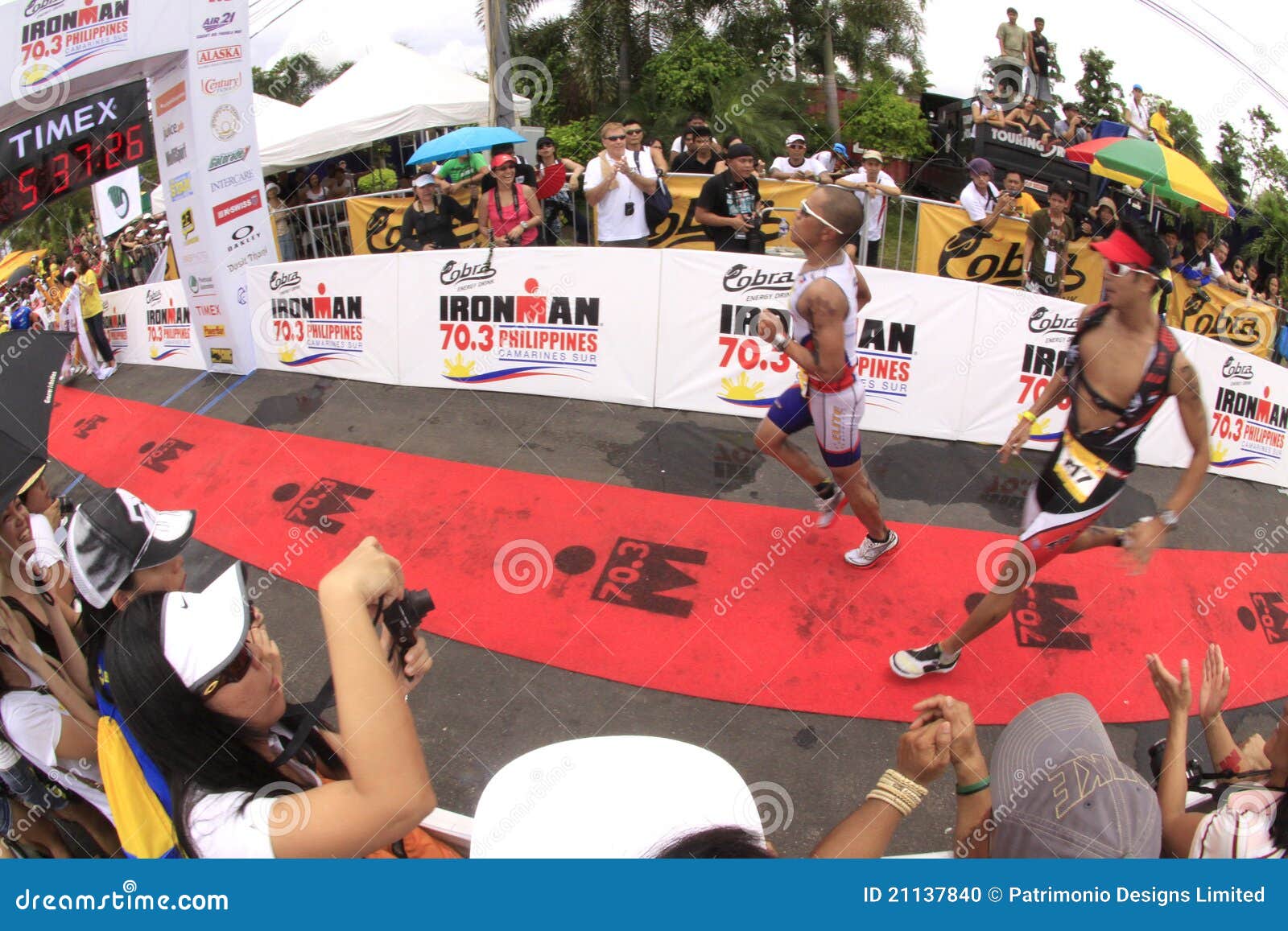 Ironman Triathlon Marathon Run Race Editorial Image Image of line