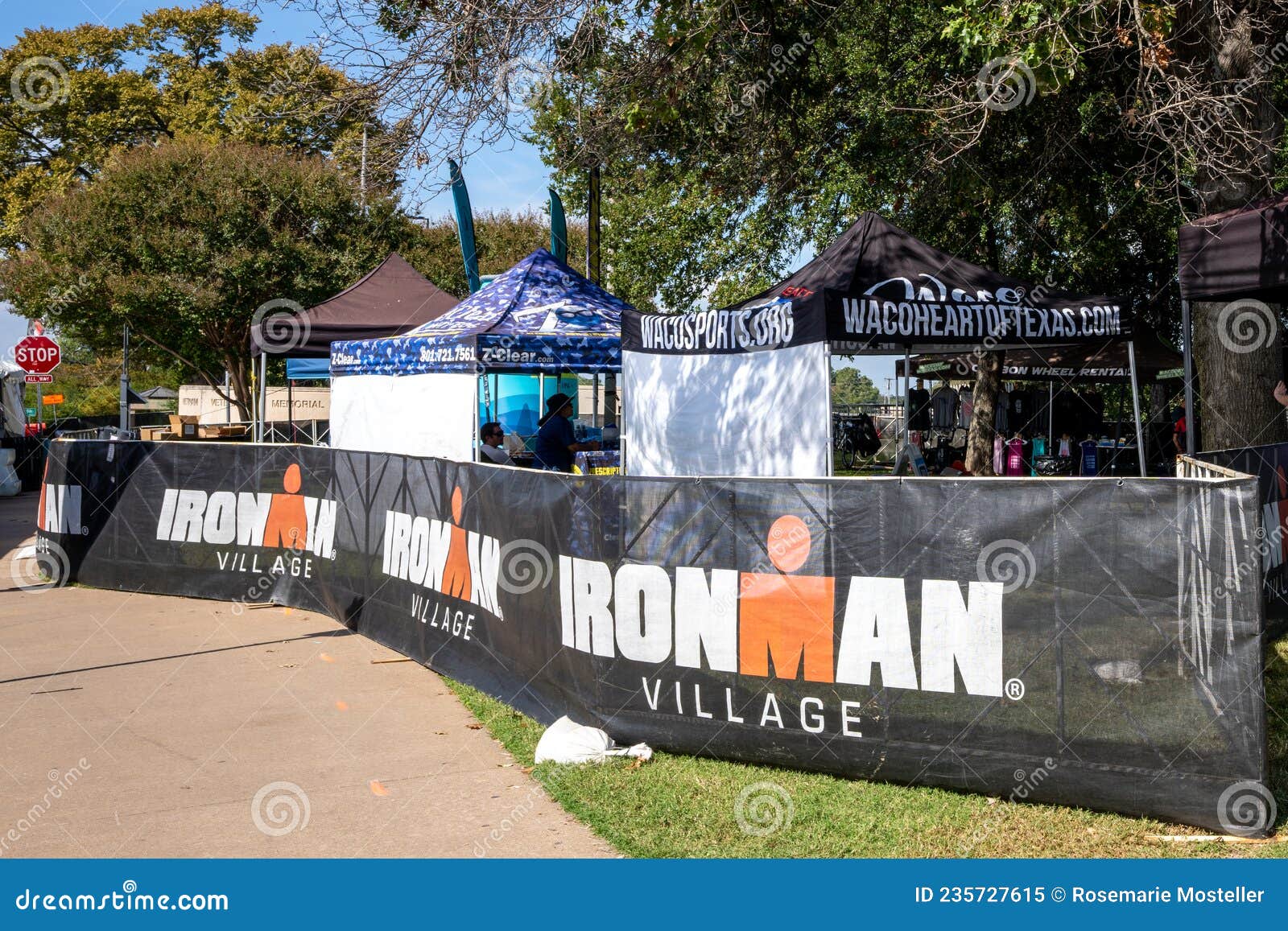 IRONMAN Village Setup for the Inaugural Ironman Waco Event Editorial