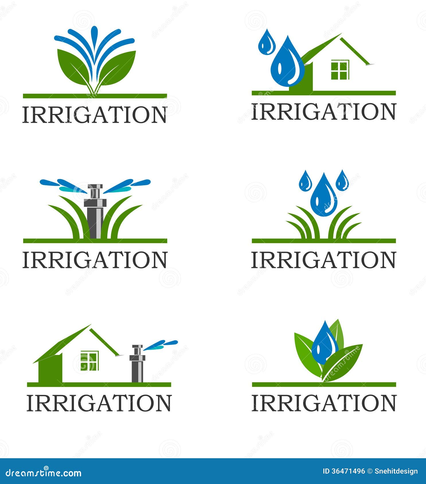irrigation icons