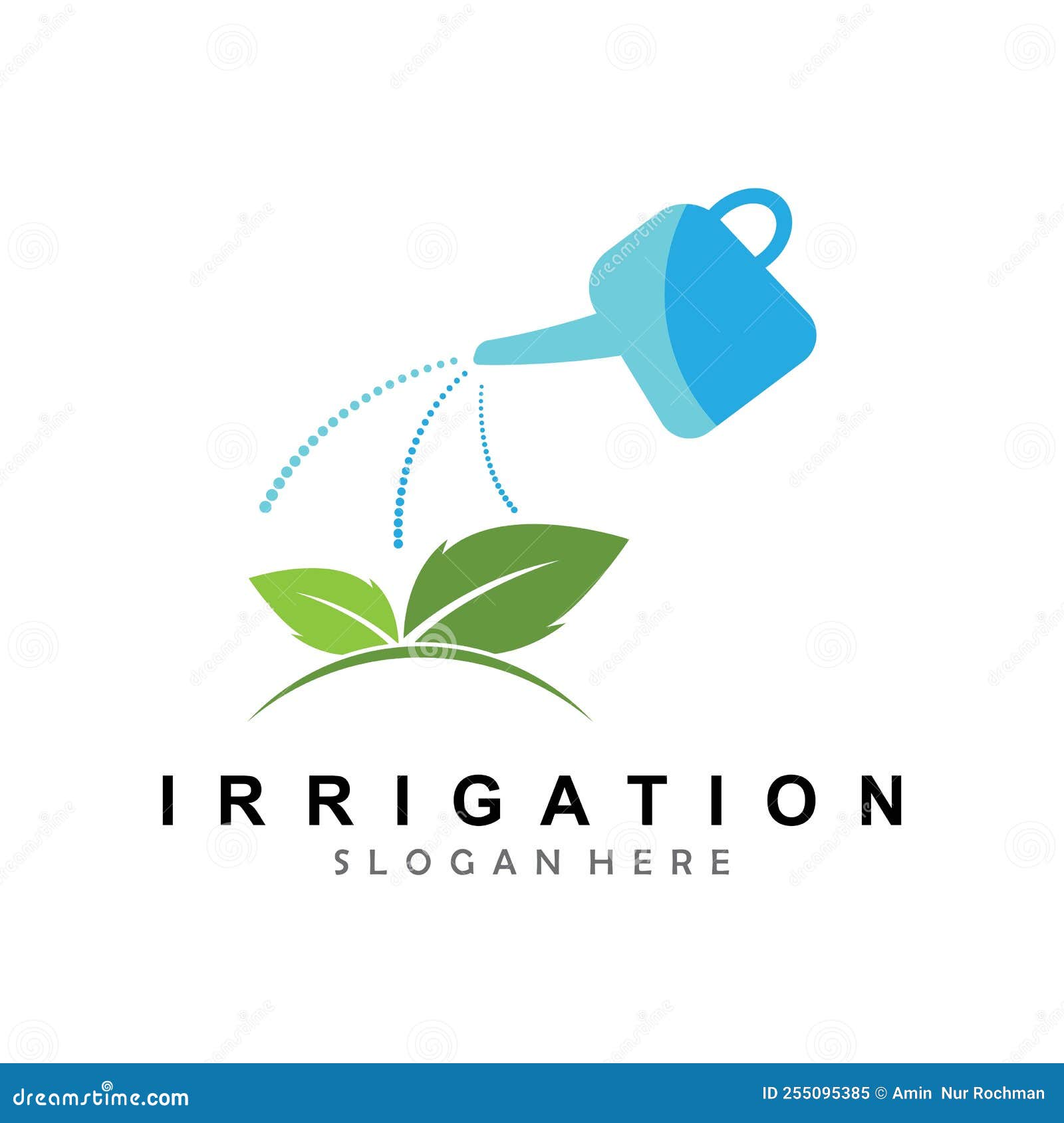 Irrigation Logo Design Vector. Icon Symbol Stock Illustration