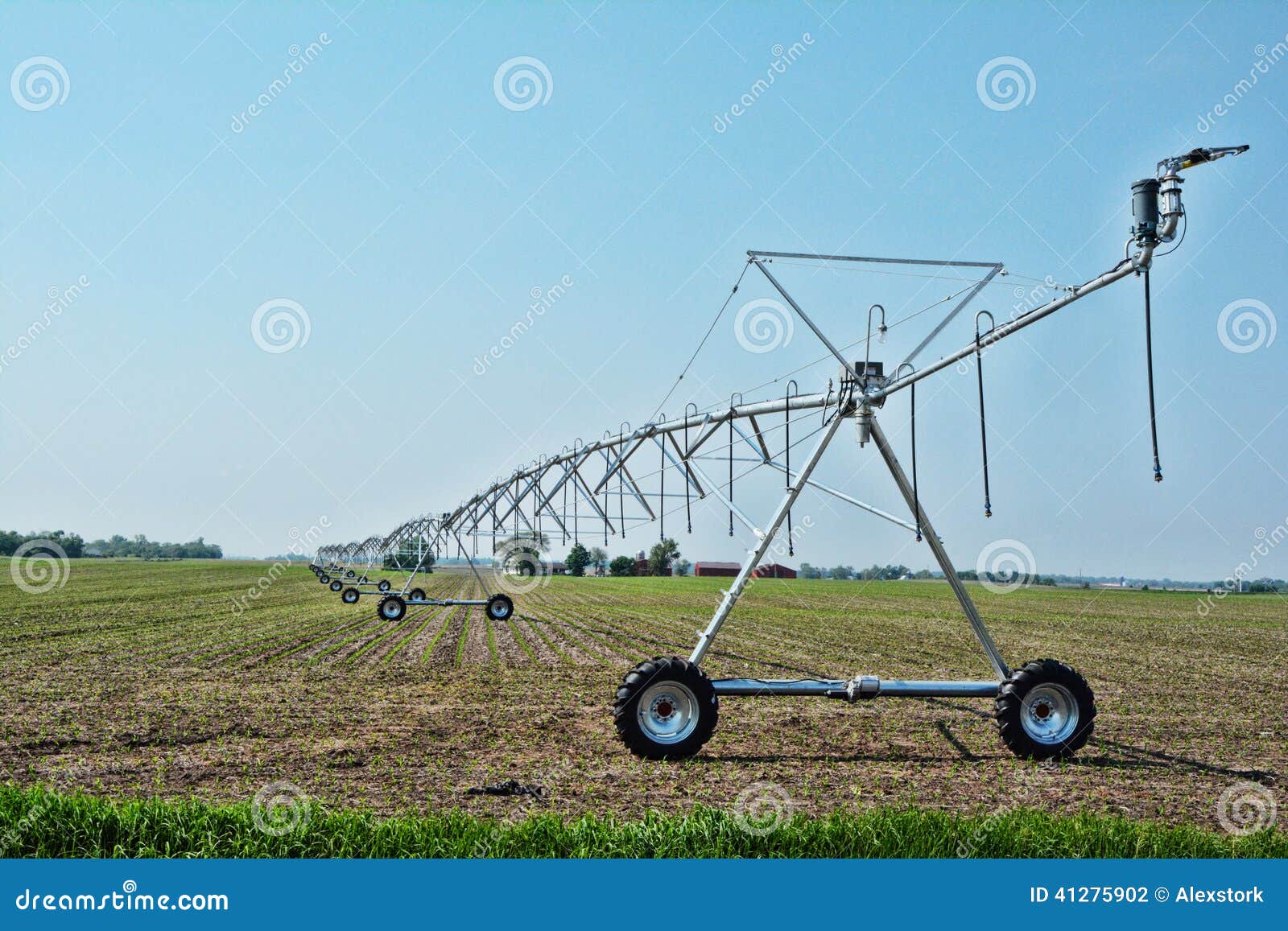 Irrigation Sprayer stock photo. Image of dirt, field 41275902