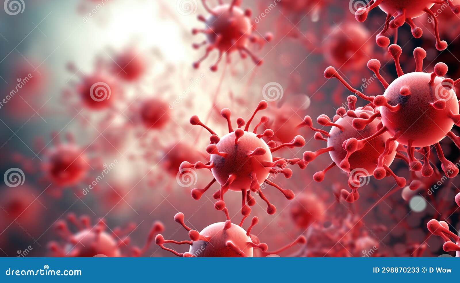 Irus in the Blood Close Up. Virus Mutation Stock Image - Image of ...