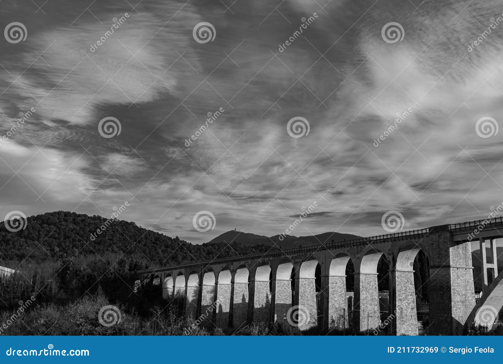 Isernia, Molise, Italy. Santo Spirito Railway Bridge. View Stock Image ...