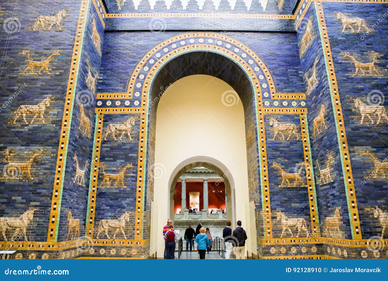 Ishtar Gate From Babylon In Pergamon Museum Berlin Germany Editorial Image Image Of German Monument