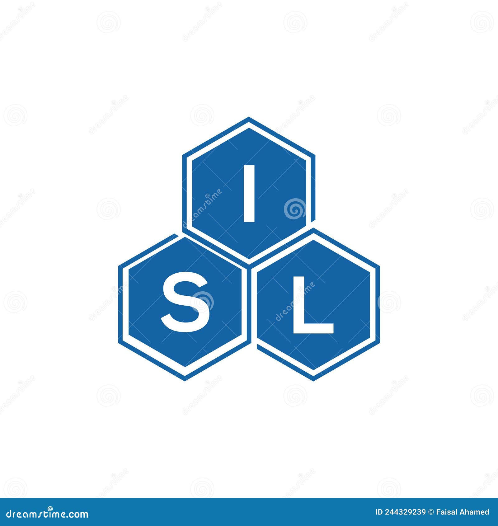 isl letter logo  on white background.isl creative initials letter logo concept.isl  letter 