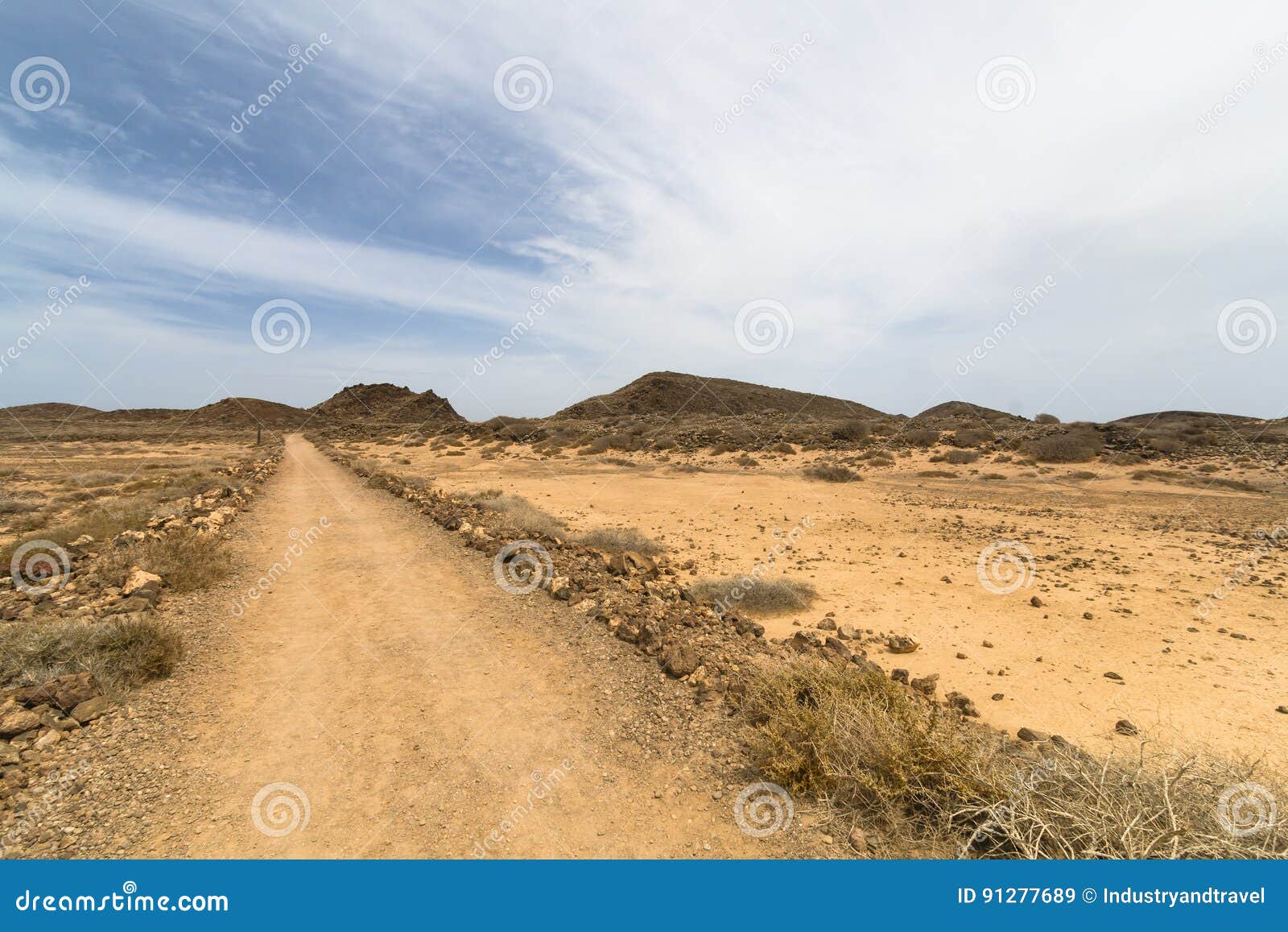 isla de lobos road, fuerteventura, spain