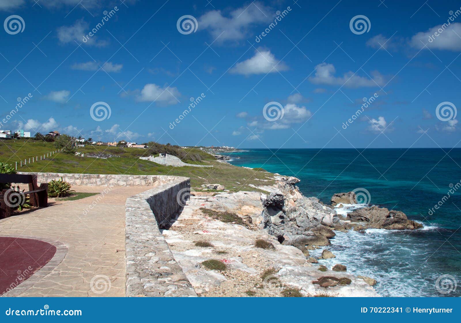 isla mujeres acantilado amanecer (cliff of the dawn) punta sur across from cancun mexico