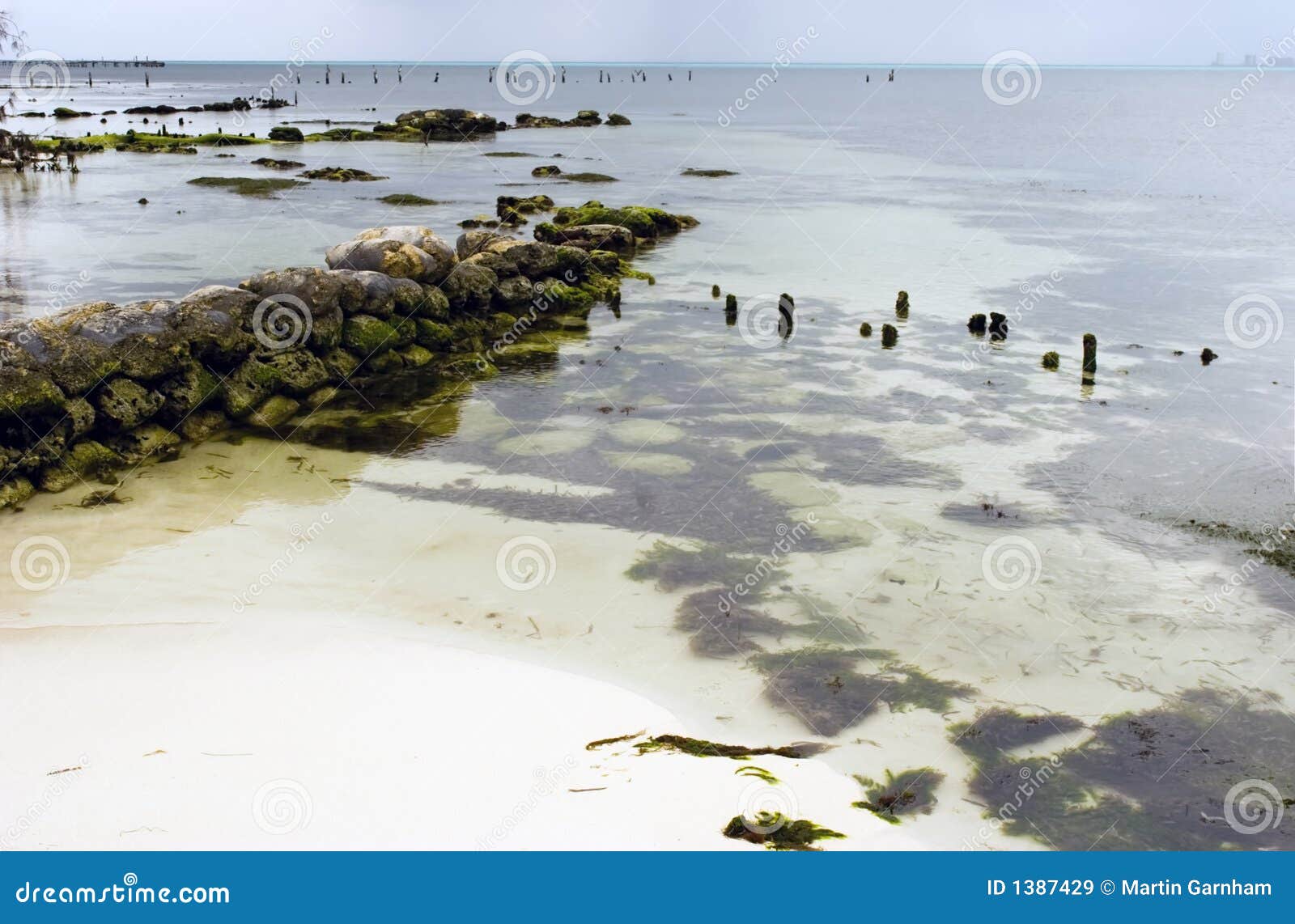 isla mujeres coastline.