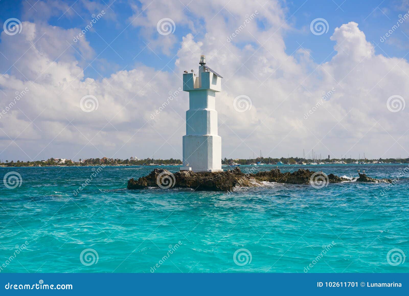 isla mujeres lighthouse el farito snorkel point