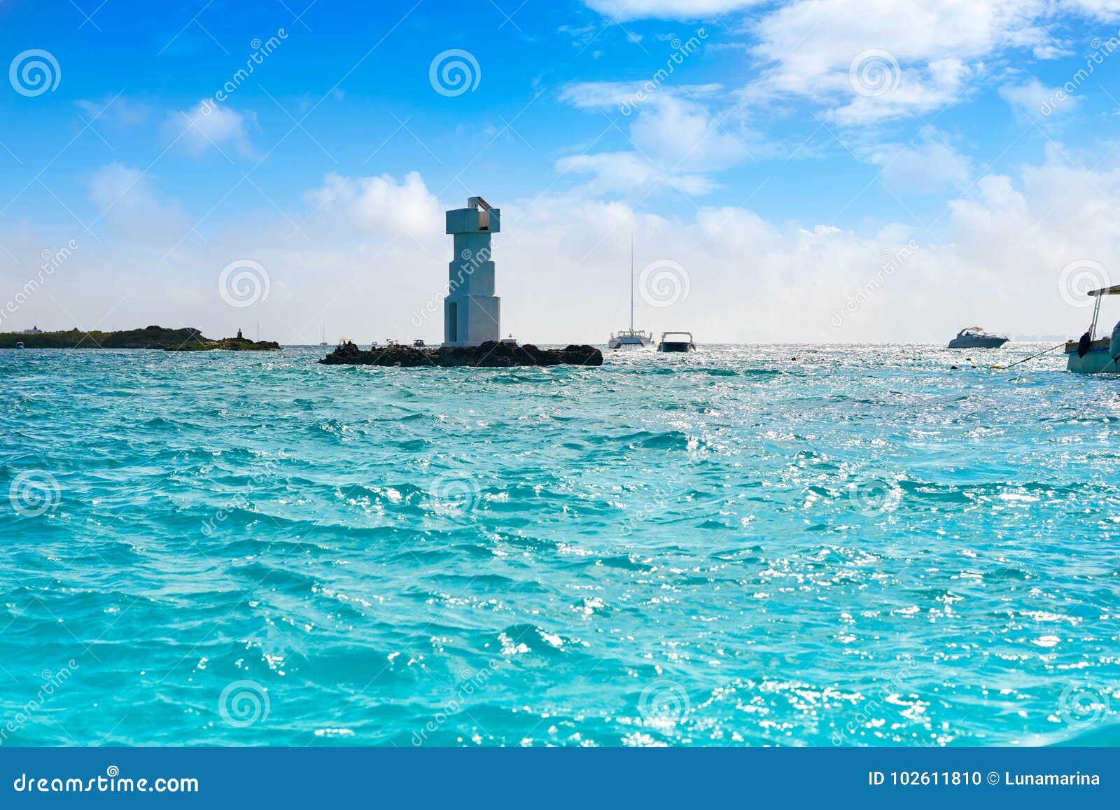 isla mujeres lighthouse el farito snorkel point