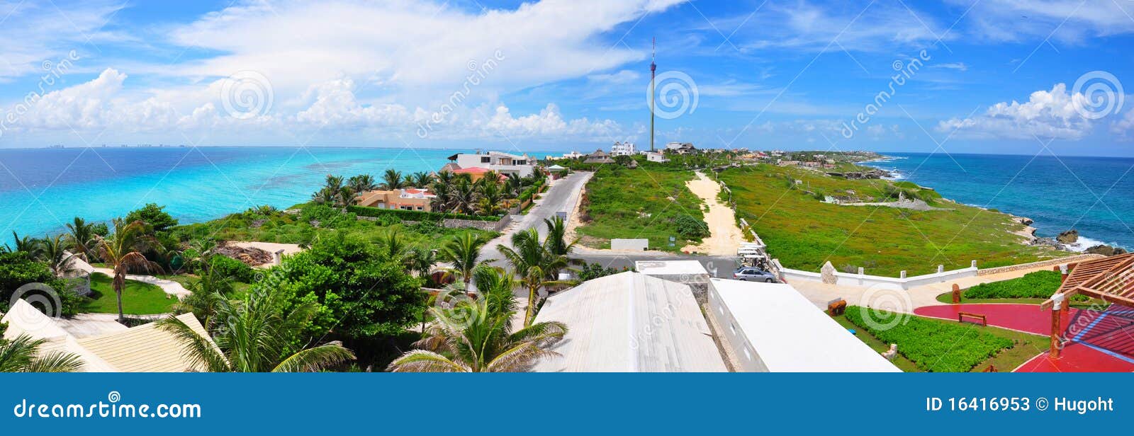 isla mujeres panorama, mexico