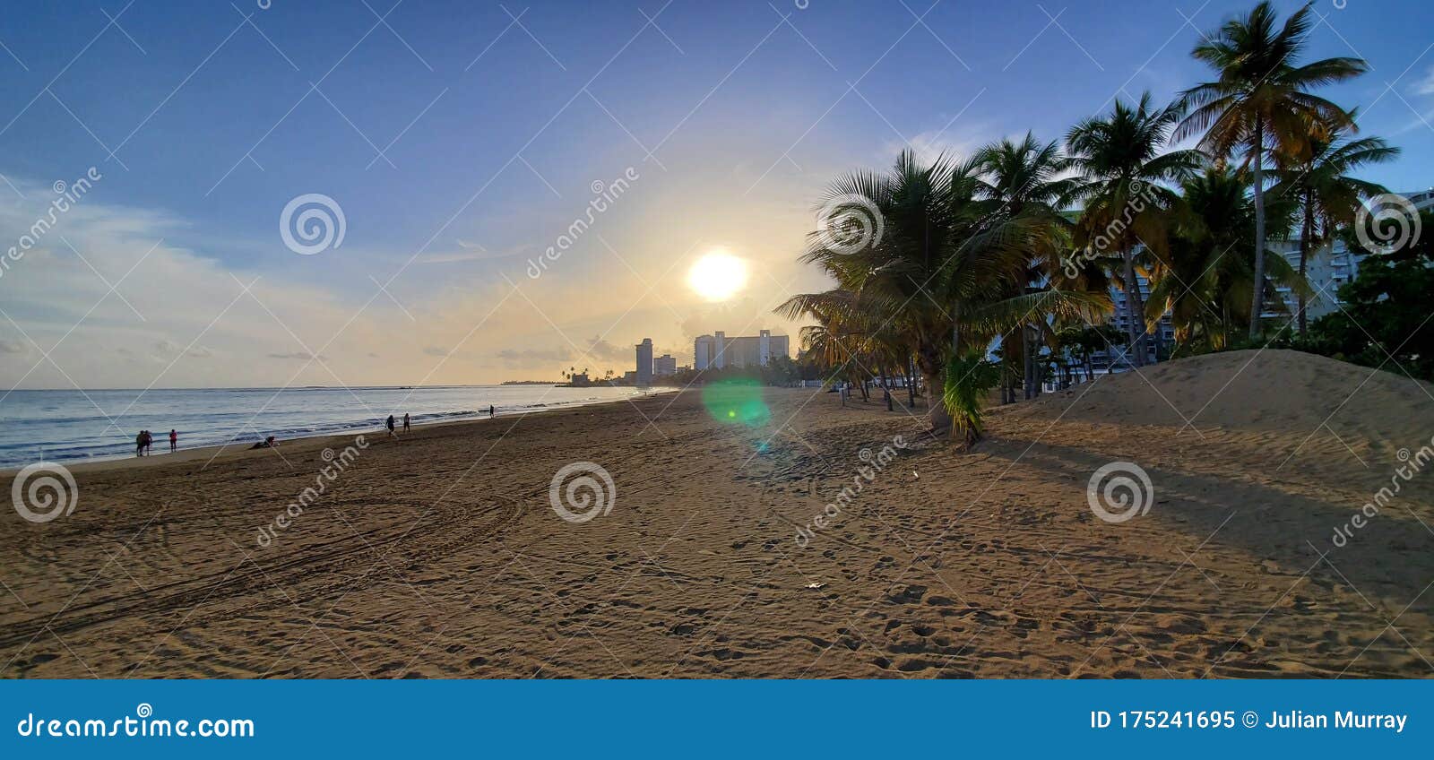 Isla Verde Beach Puerto Rico Stock Image Image of puerto, rico 175241695