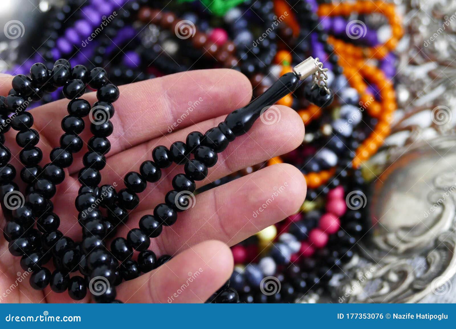 Islam and Prayer Beads, Colorful Prayer Beads, Dhikr and Prayer Beads ...