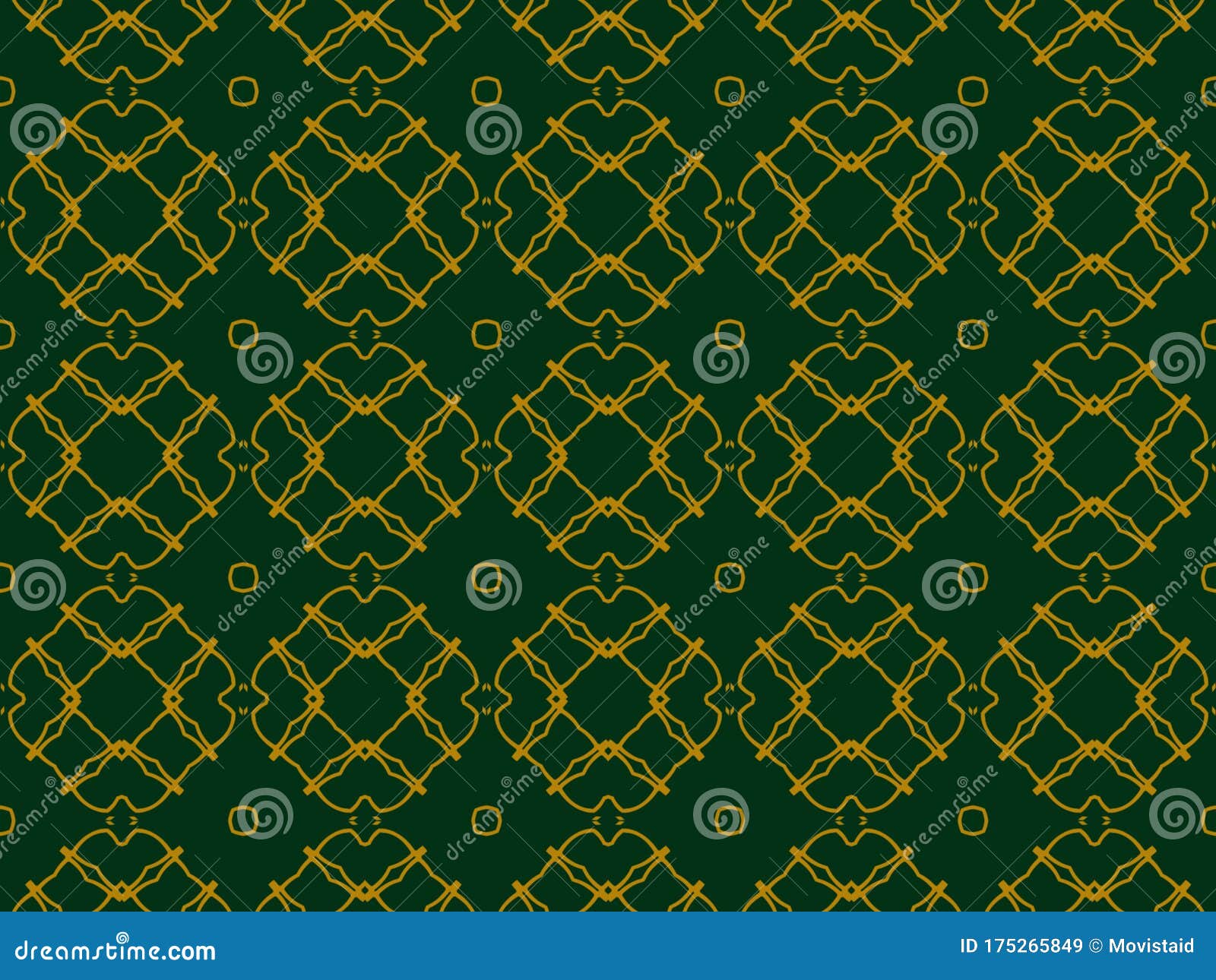 Islamic Art Pattern and Geometric Background Stock Illustration ...