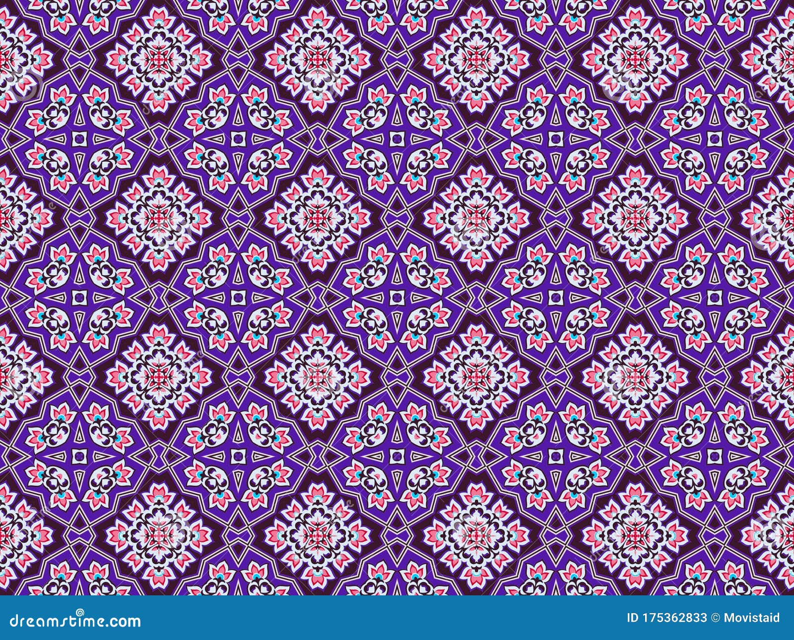 Islamic Art Pattern and Geometric Background Stock Image - Image of backdrop,  geometric: 175362833