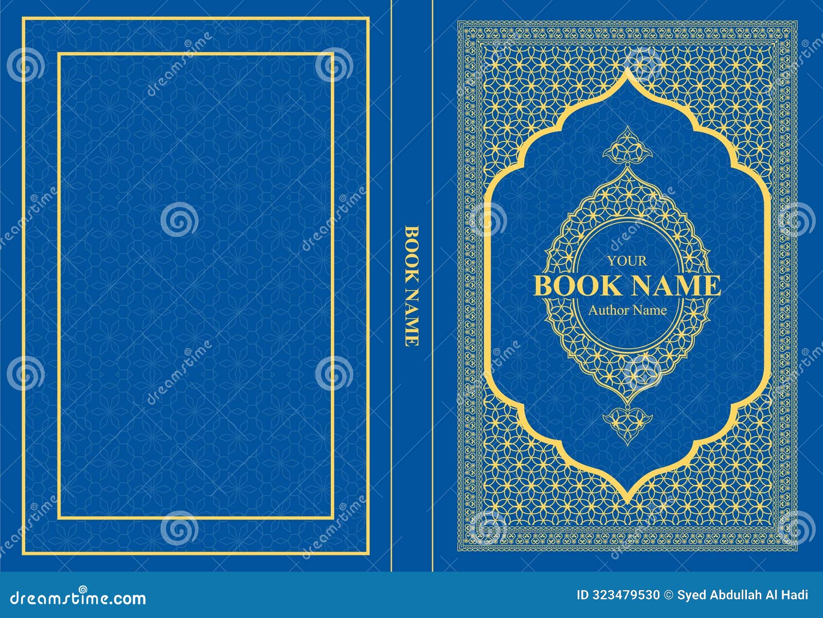 Islamic Book Cover for Editable Vector Graphics Design Stock Vector -  Illustration of flyer, layout: 323479530, image size:1600x1202