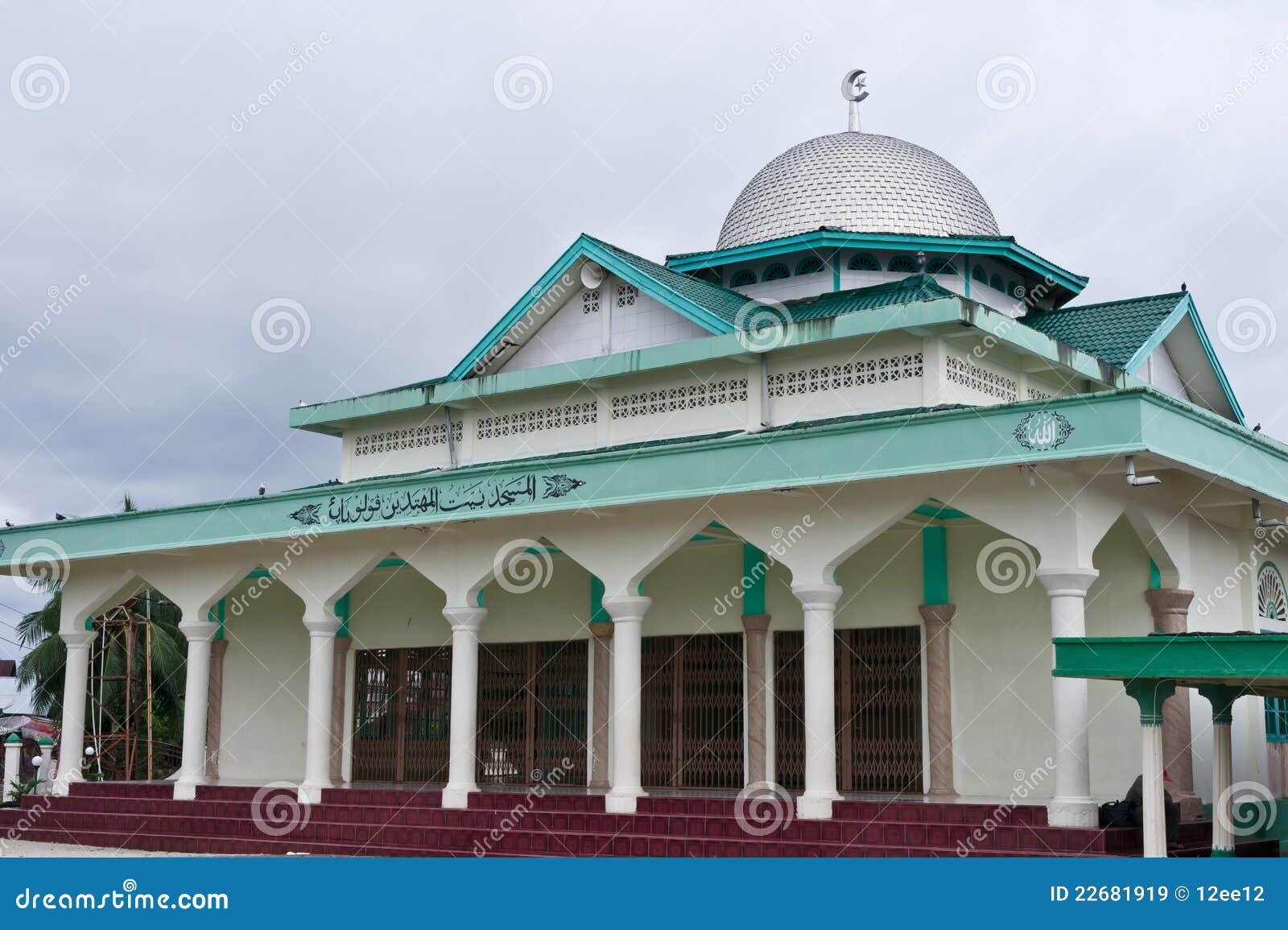 Islamic Mosque in Balai Island, Banyak Archipelago, Indonesia