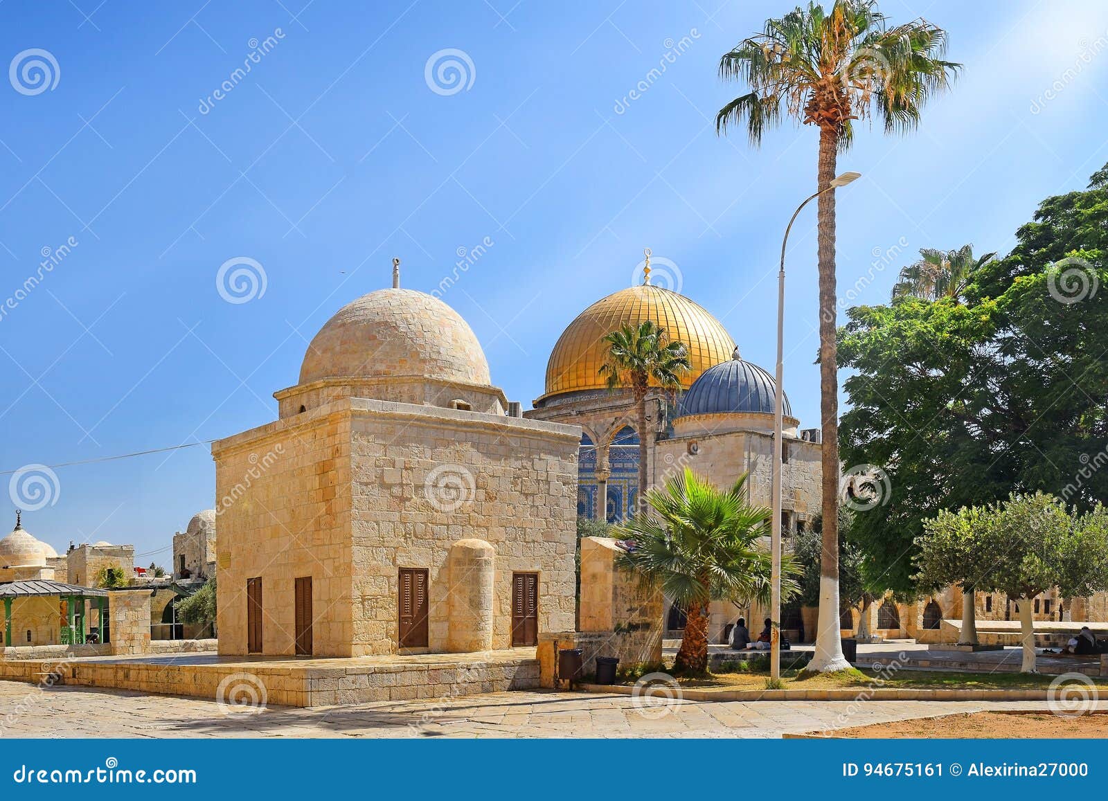 Islamic Religious Buildings at Temple Mount, Old City of Jerusalem