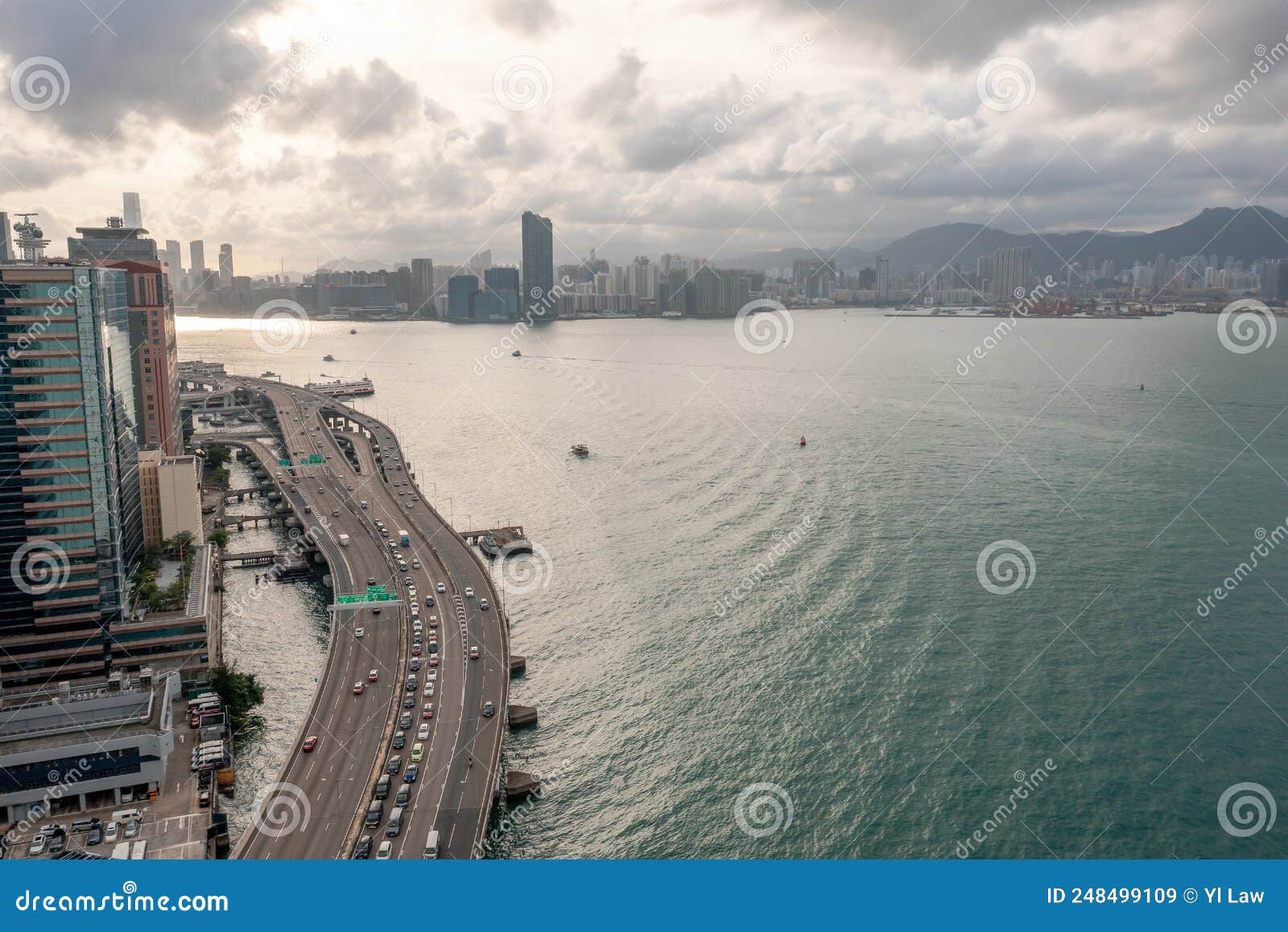 The Island Eastern Corridor at Hong Kong 28 May 2022 Editorial Stock