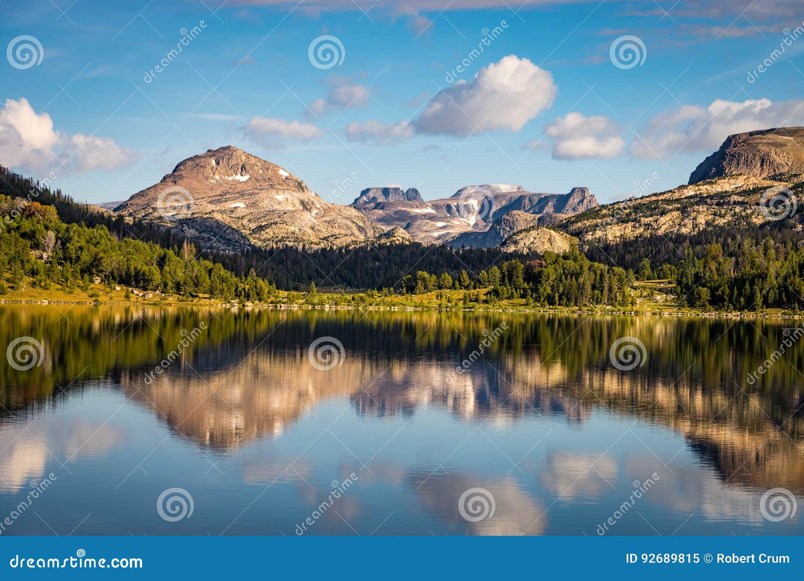 island lake near beartooth pass in montana