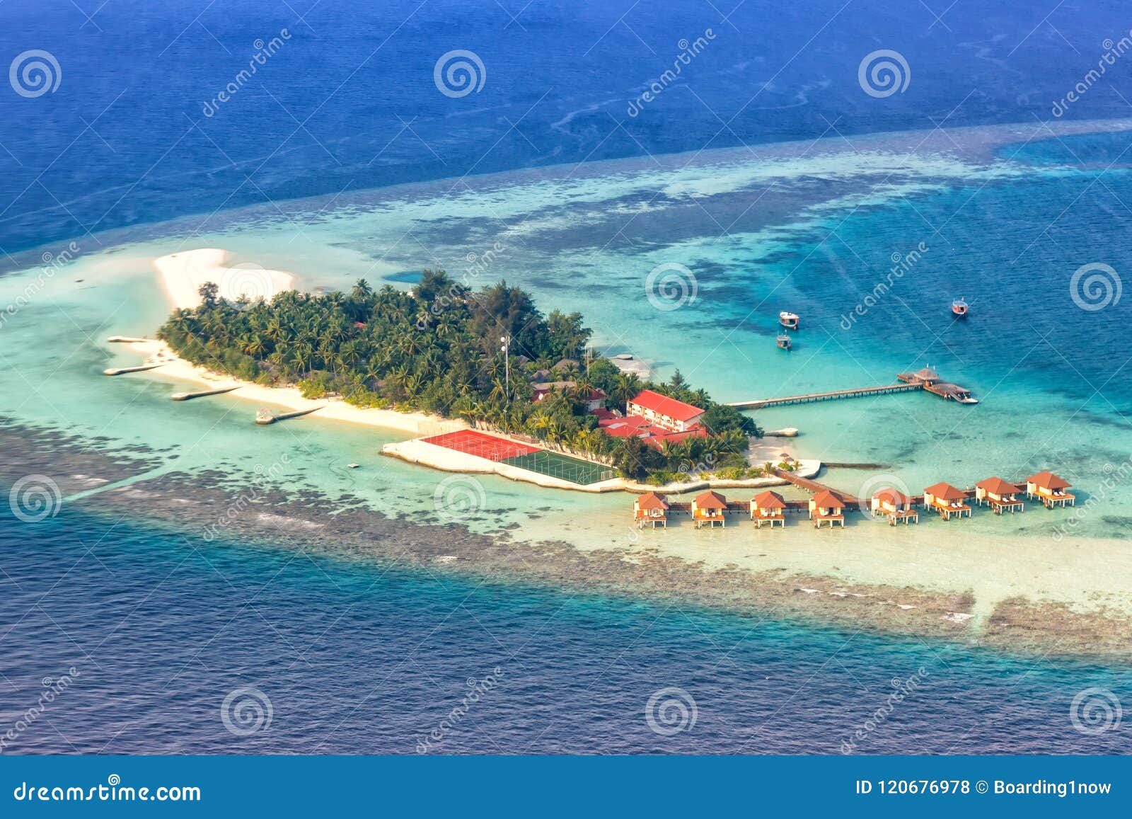 Island Maldives Vacation Paradise Sea Maayafushi Resort Aerial P Stock Photo Image Of Island Water