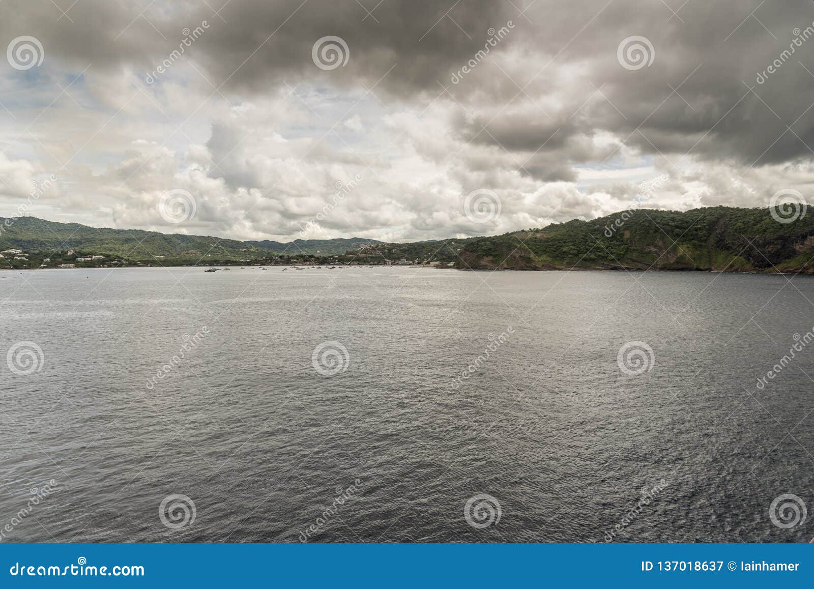 the bay of san juan del sur nicaragua from island princess