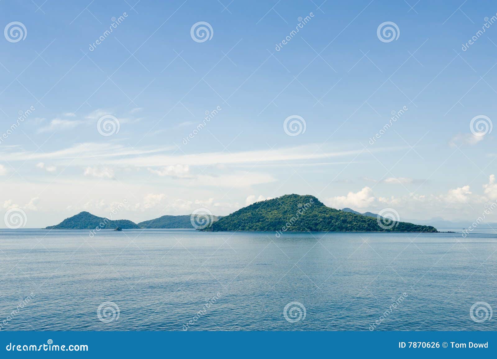 islands in picturesque ocean