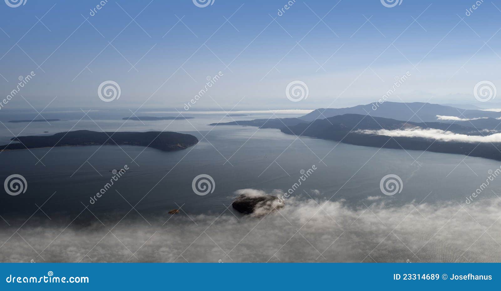 Islas del golfo en el estrecho de Georgia