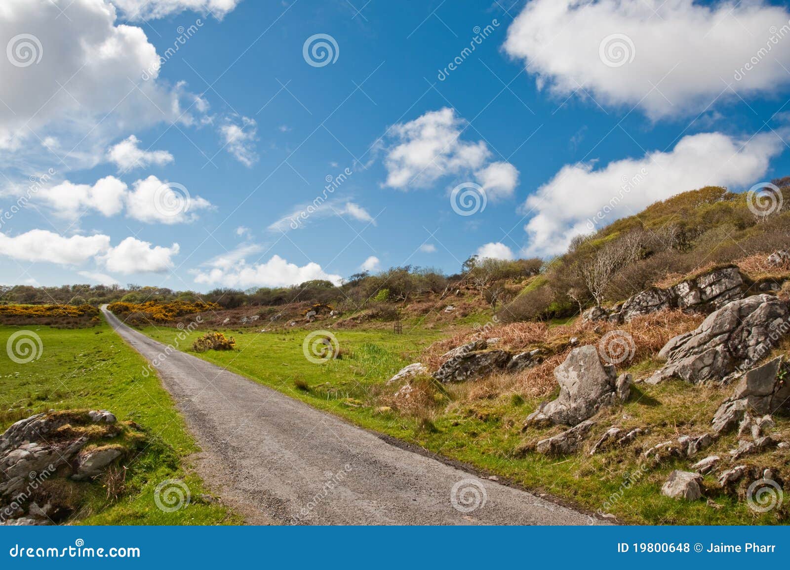 Islay road stock photo. Image of path, island, scottish 19800648