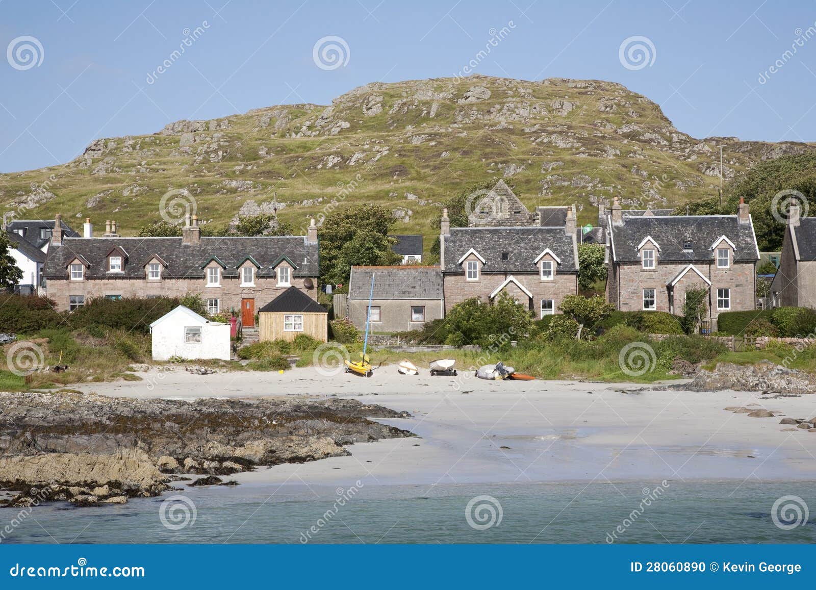 Isle of Iona, Scotland stock photo. Image of beach, coast 28060890