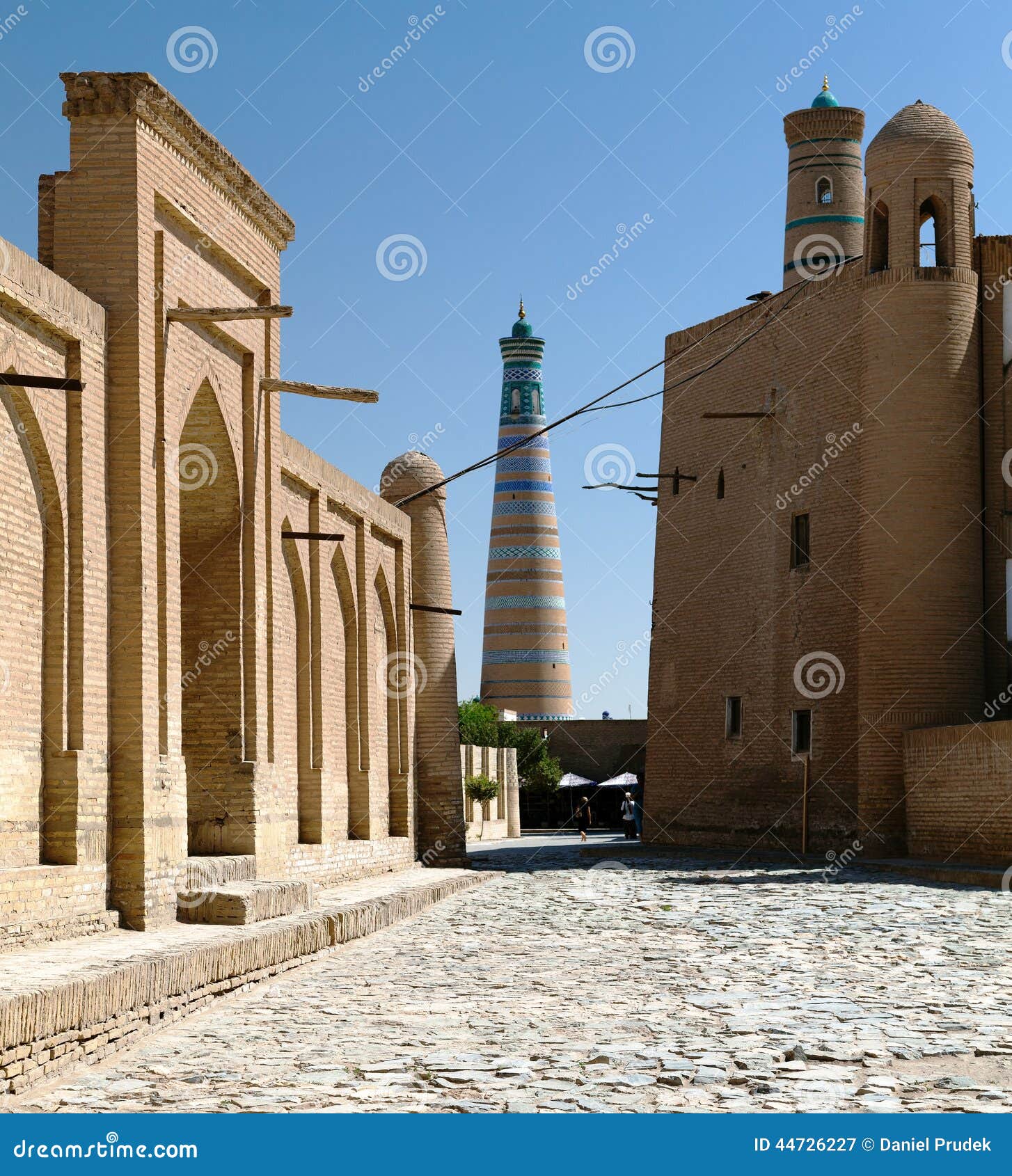 islom hoja minaret - khiva - uzbekistan