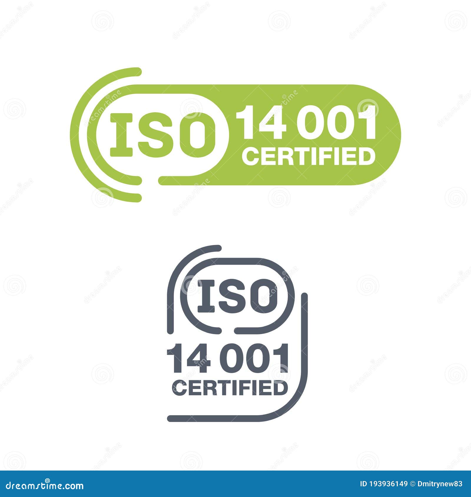 ISO 14001 Certified Approved Stamp Stock Illustration - Illustration of