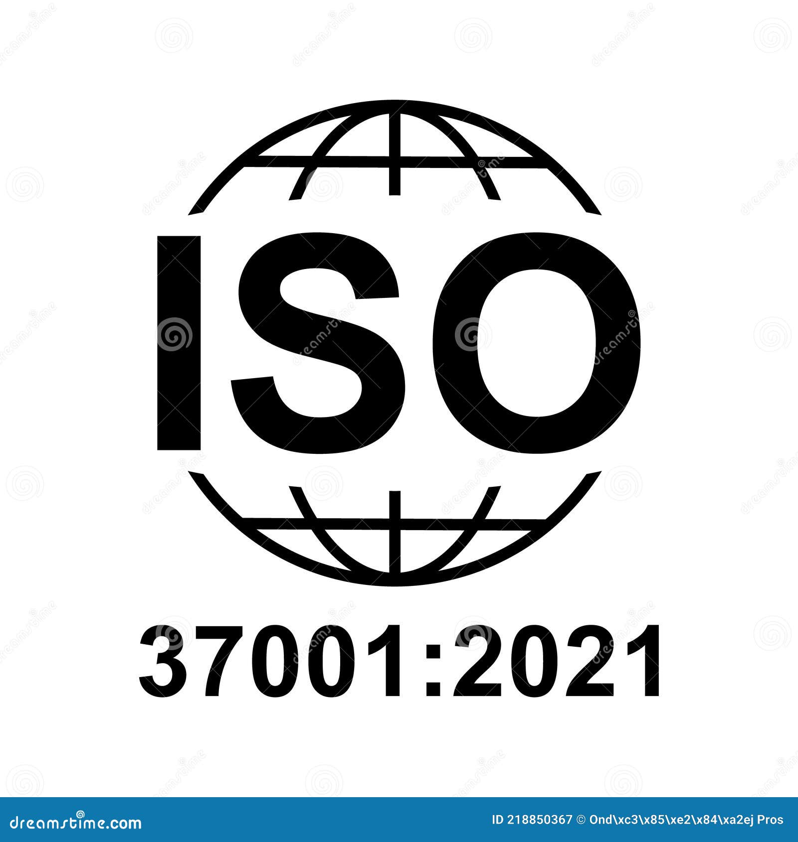 iso 37001:2021 icon. anti-bribery management systems. standard quality .  button sign  on white background