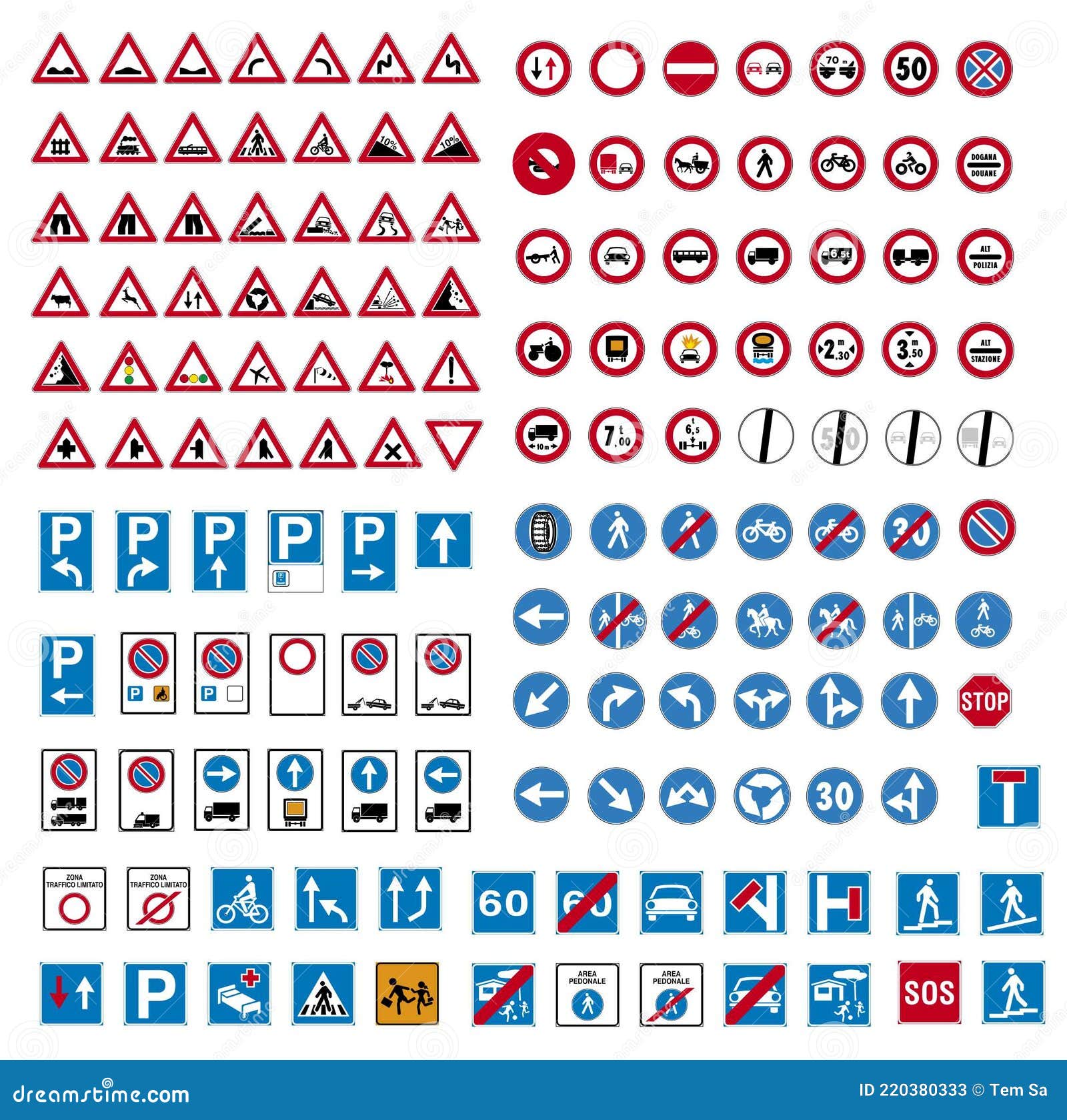 Conjunto De Sinais De Proibição Iso 7010 Ilustração do Vetor - Ilustração  de protetor, vetor: 258275796