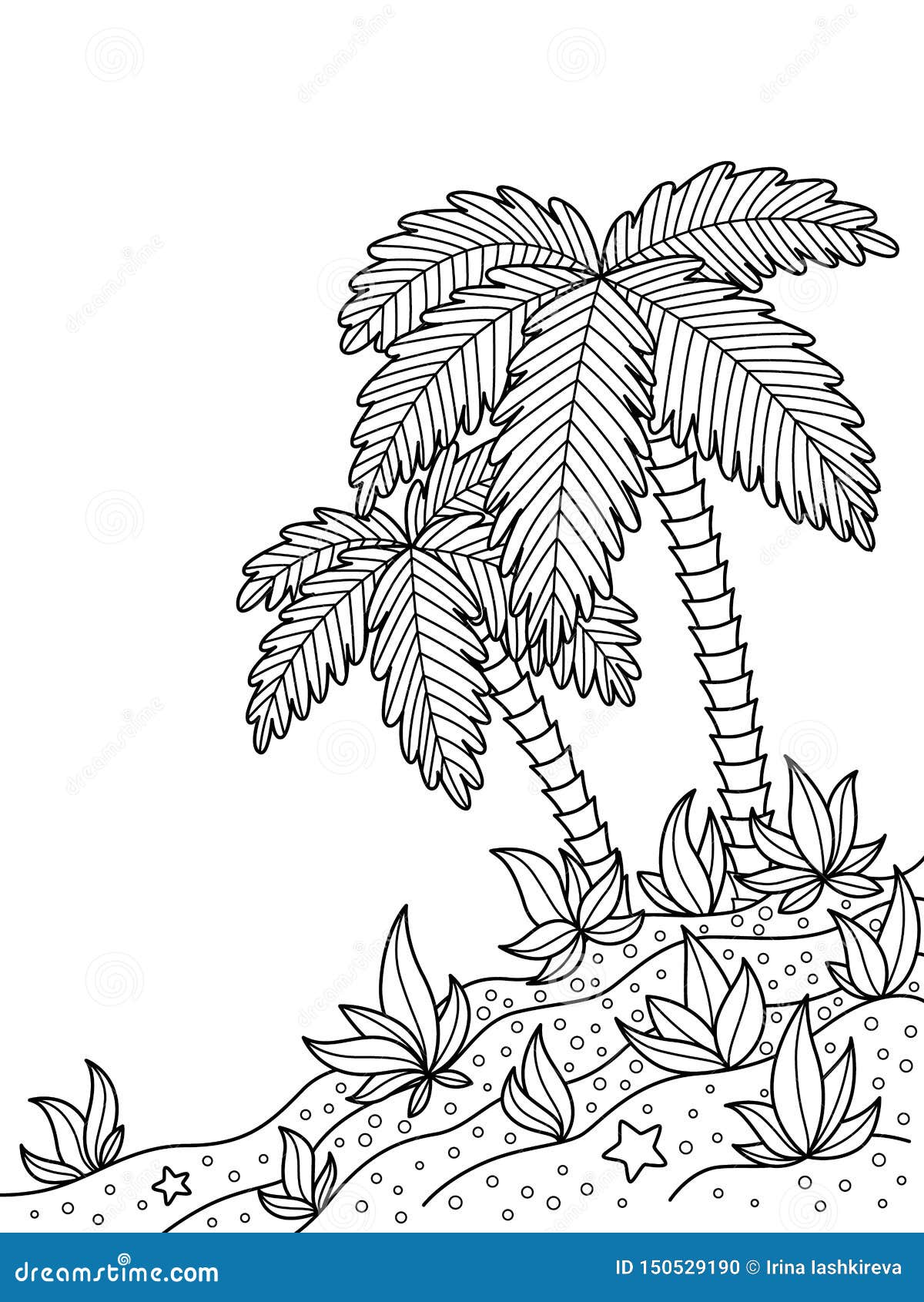 images Disegno Isola Da Colorare Per Bambini https it dreamstime com isola tropicale della pagina del libro da colorare di scarabocchio mare image150529190