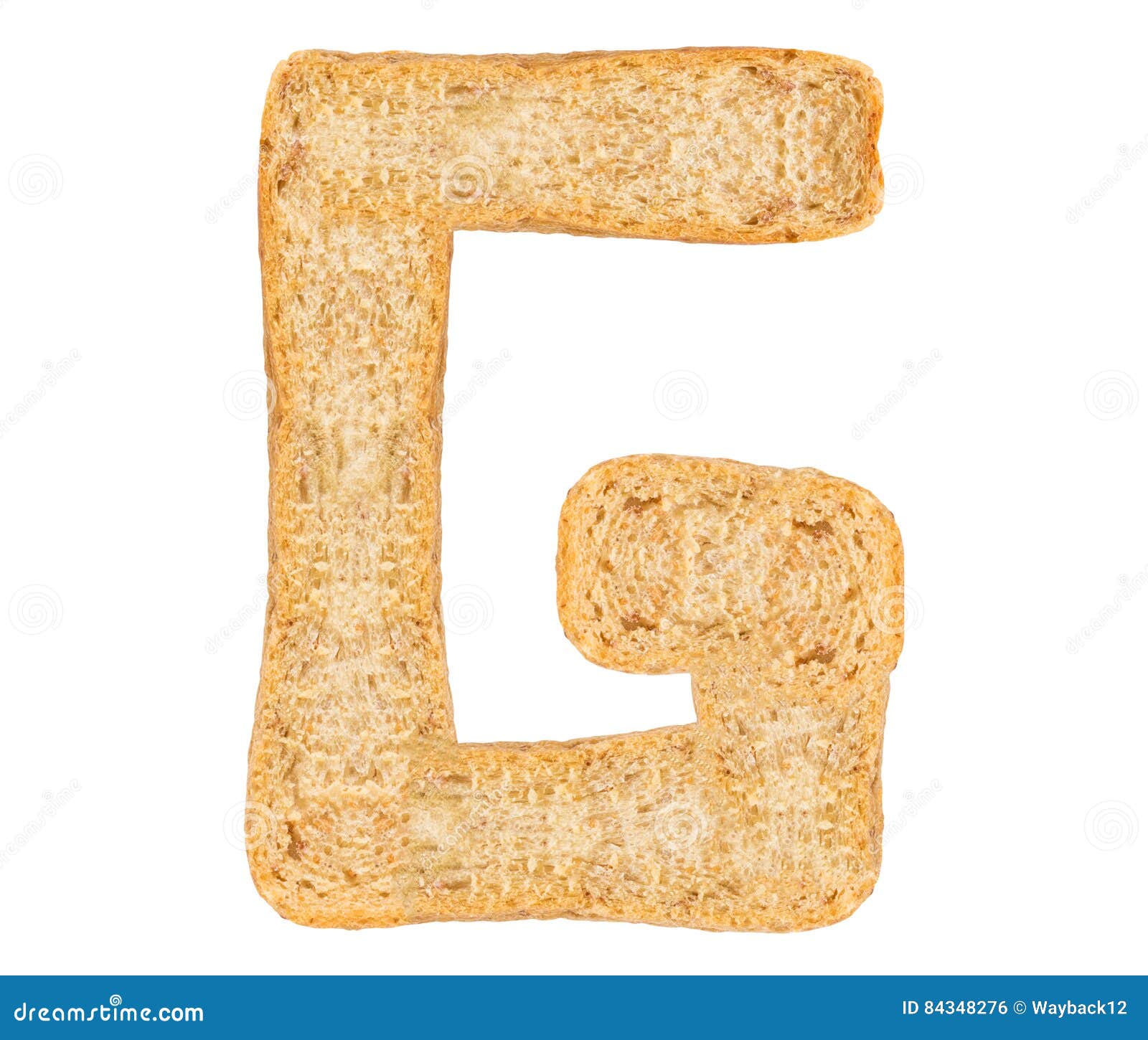 Isolate Bread Alphabet stock photo. Image of background 84348276