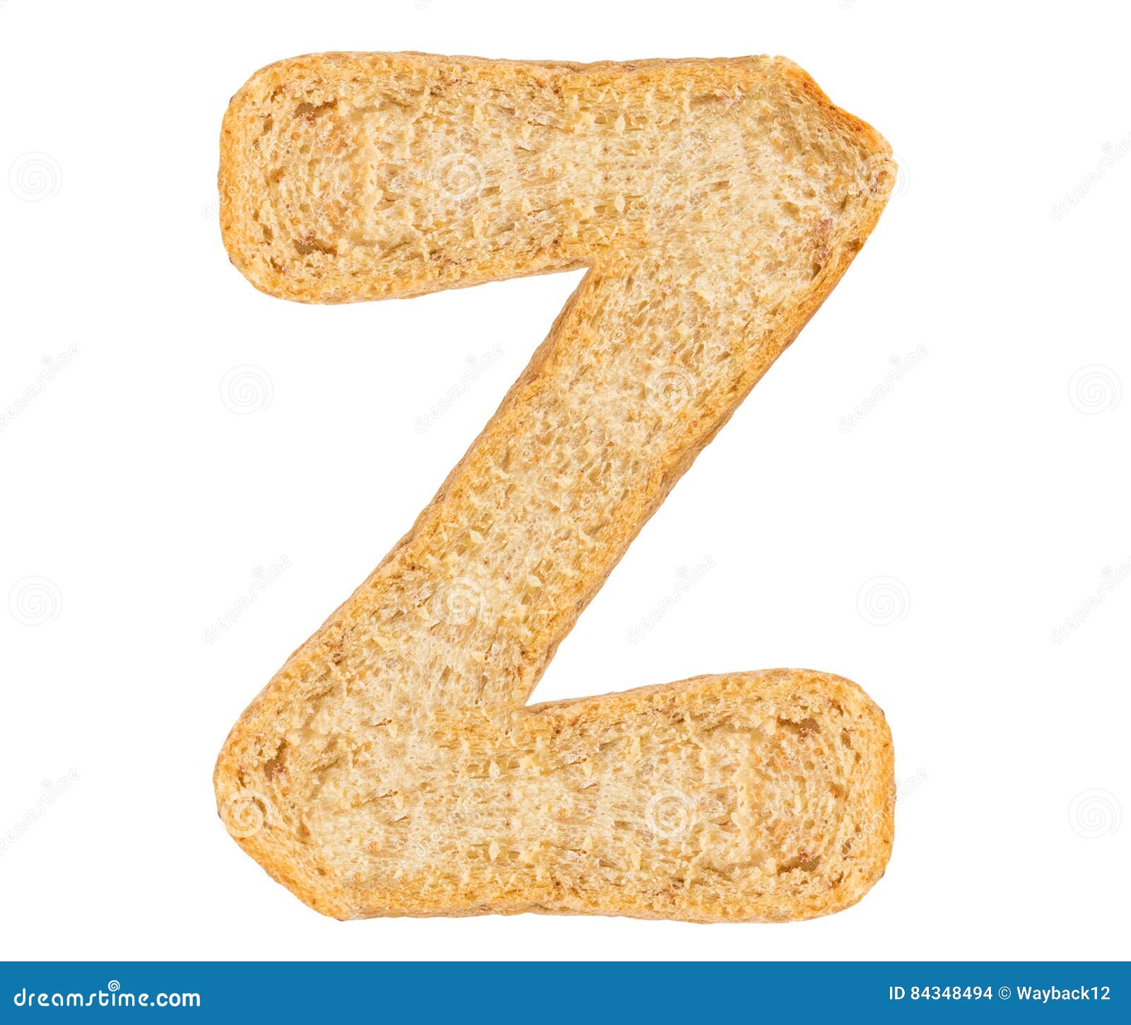 Isolate Bread Alphabet stock photo. Image of fonts, font 84348494