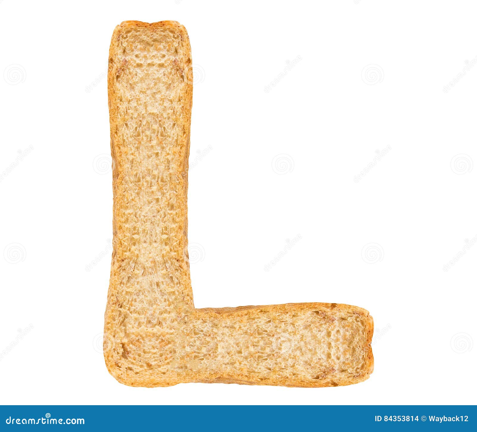 Isolate Bread Alphabet stock photo. Image of design, food 84353814