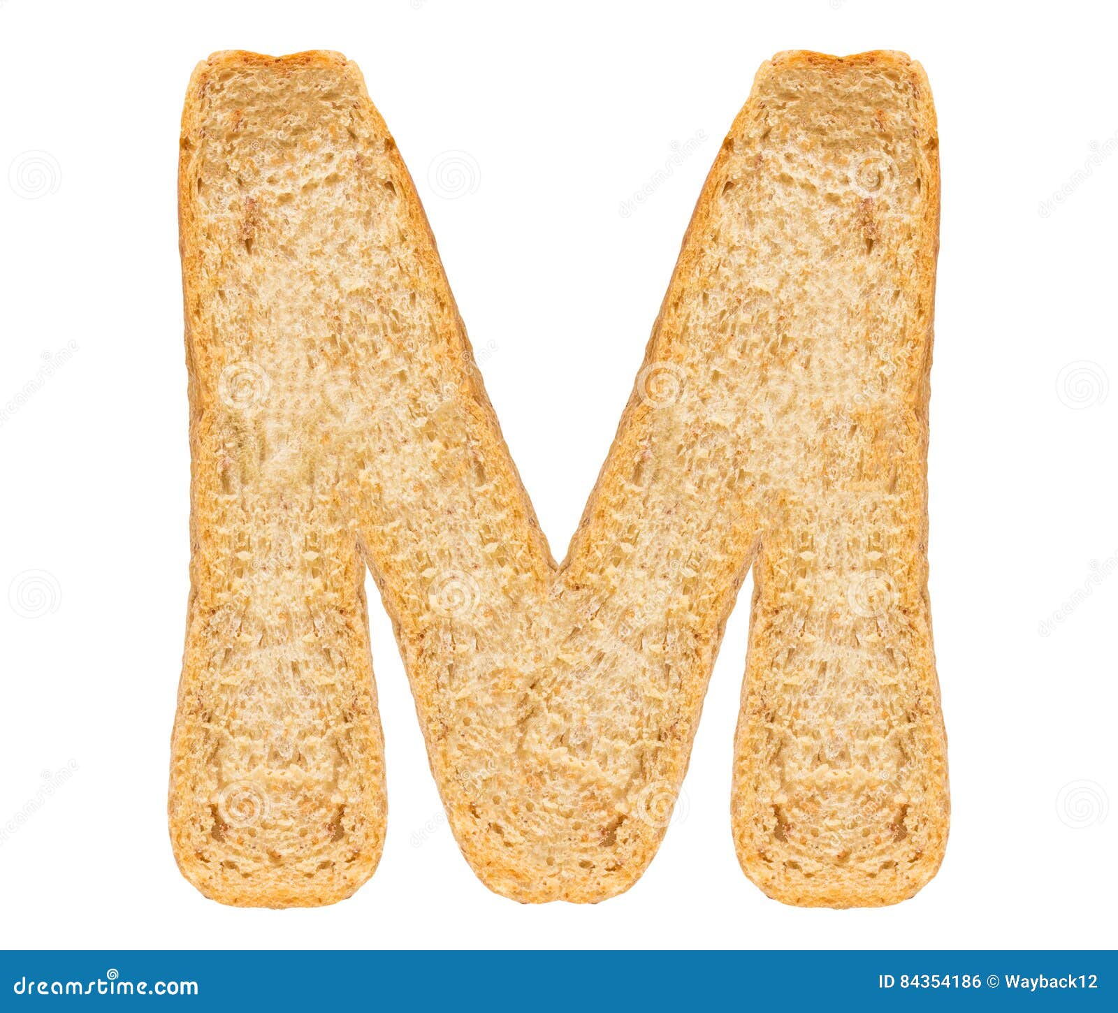Isolate Bread Alphabet stock photo. Image of bread, graphic 84354186