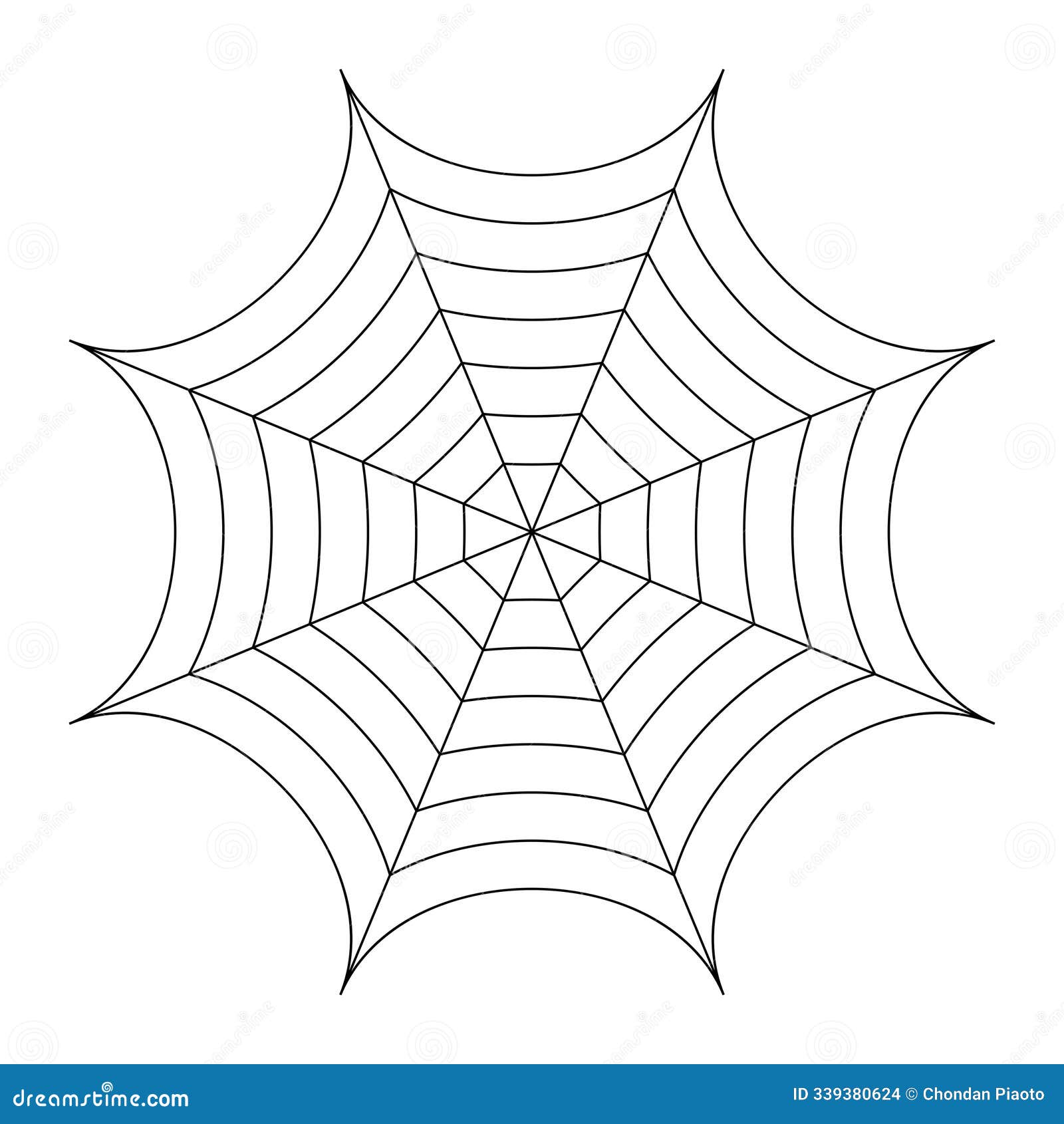 isolate spider web  icon  on white background, black horror graphic , s, gothic decoration, spookt clip