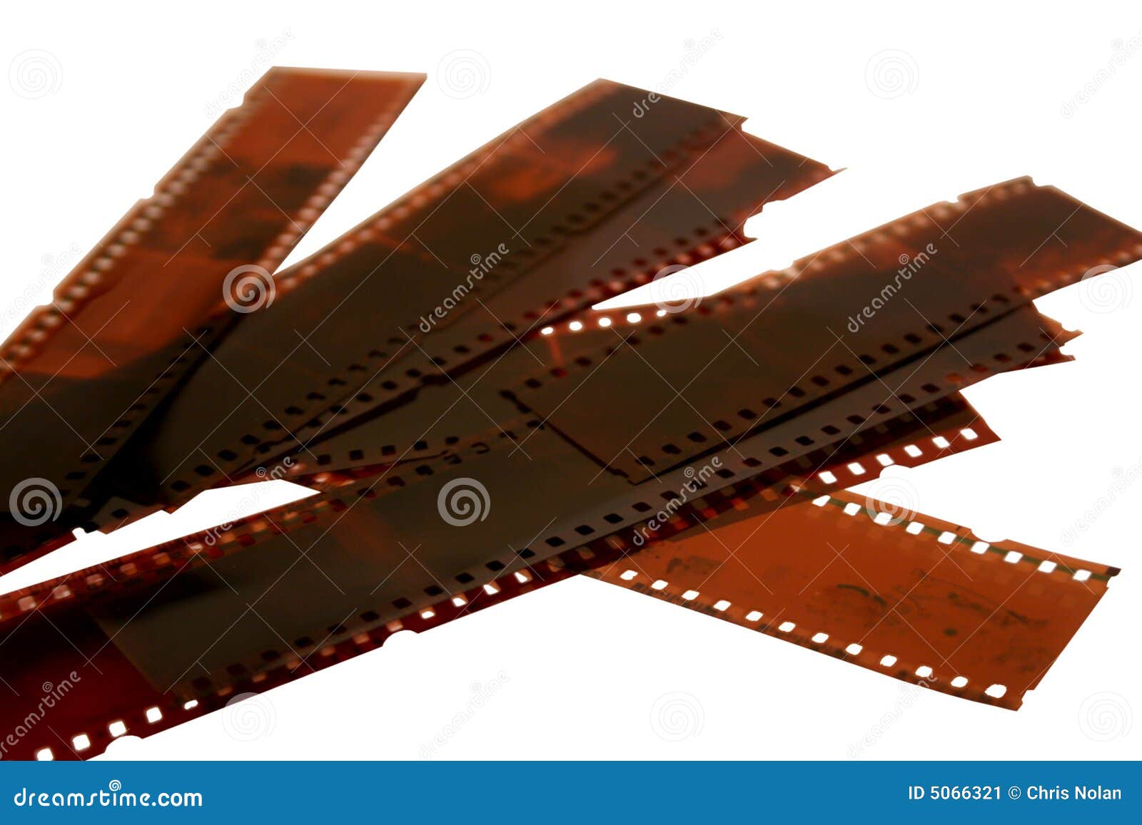 Isolated 35mm Negatives Stock Image Image 5066321