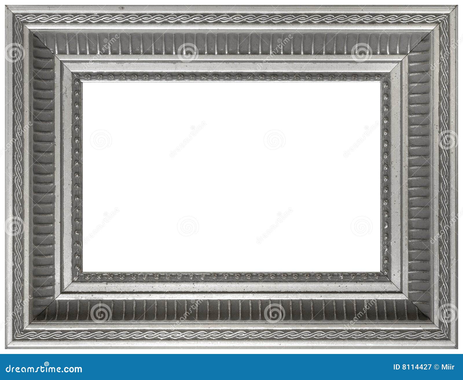 White Antique Picture Frame Isolated Stock Photo, Picture and Royalty Free  Image. Image 23247676.