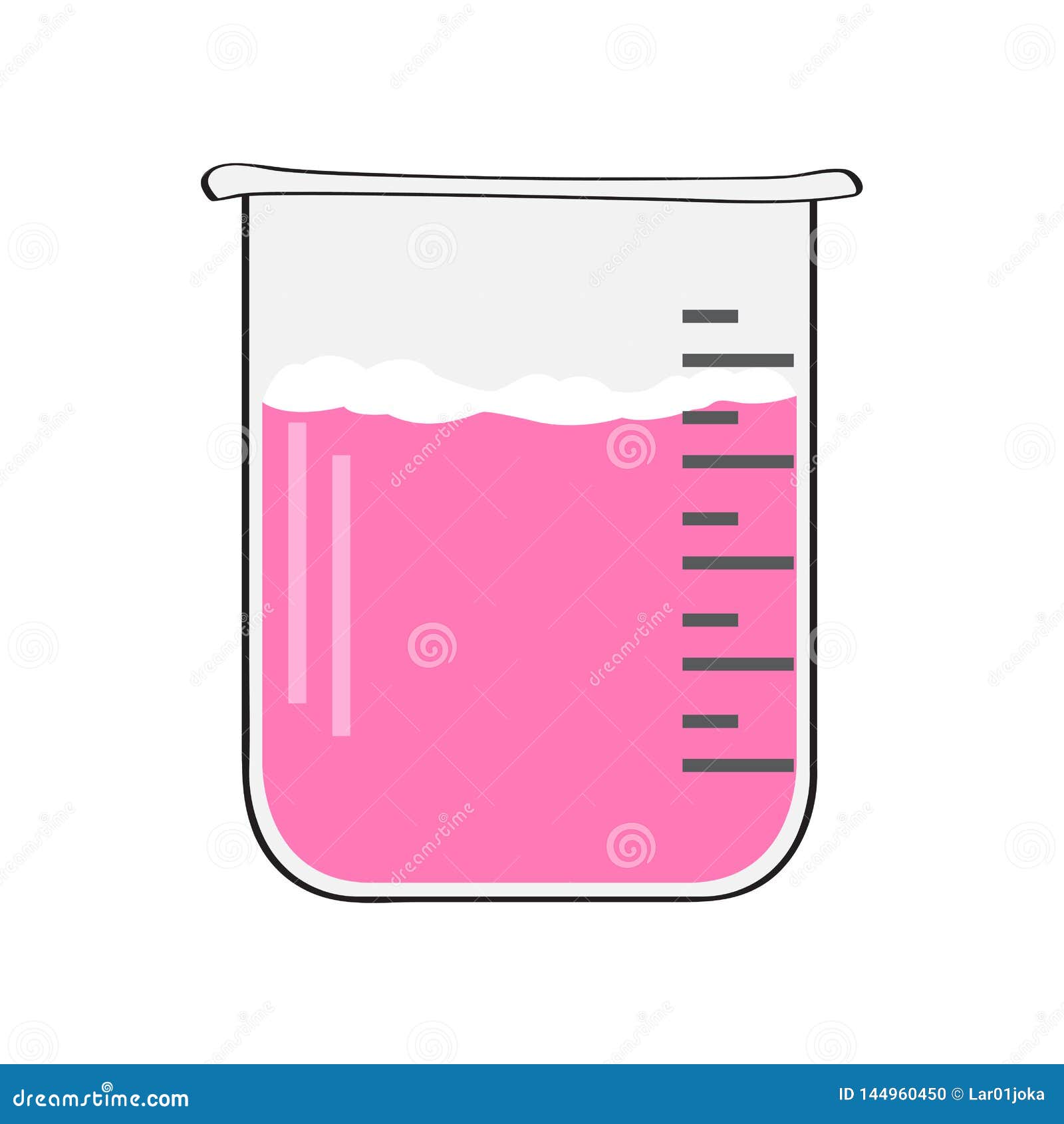 Isolated beaker image stock vector. Illustration of chemistry 144960450