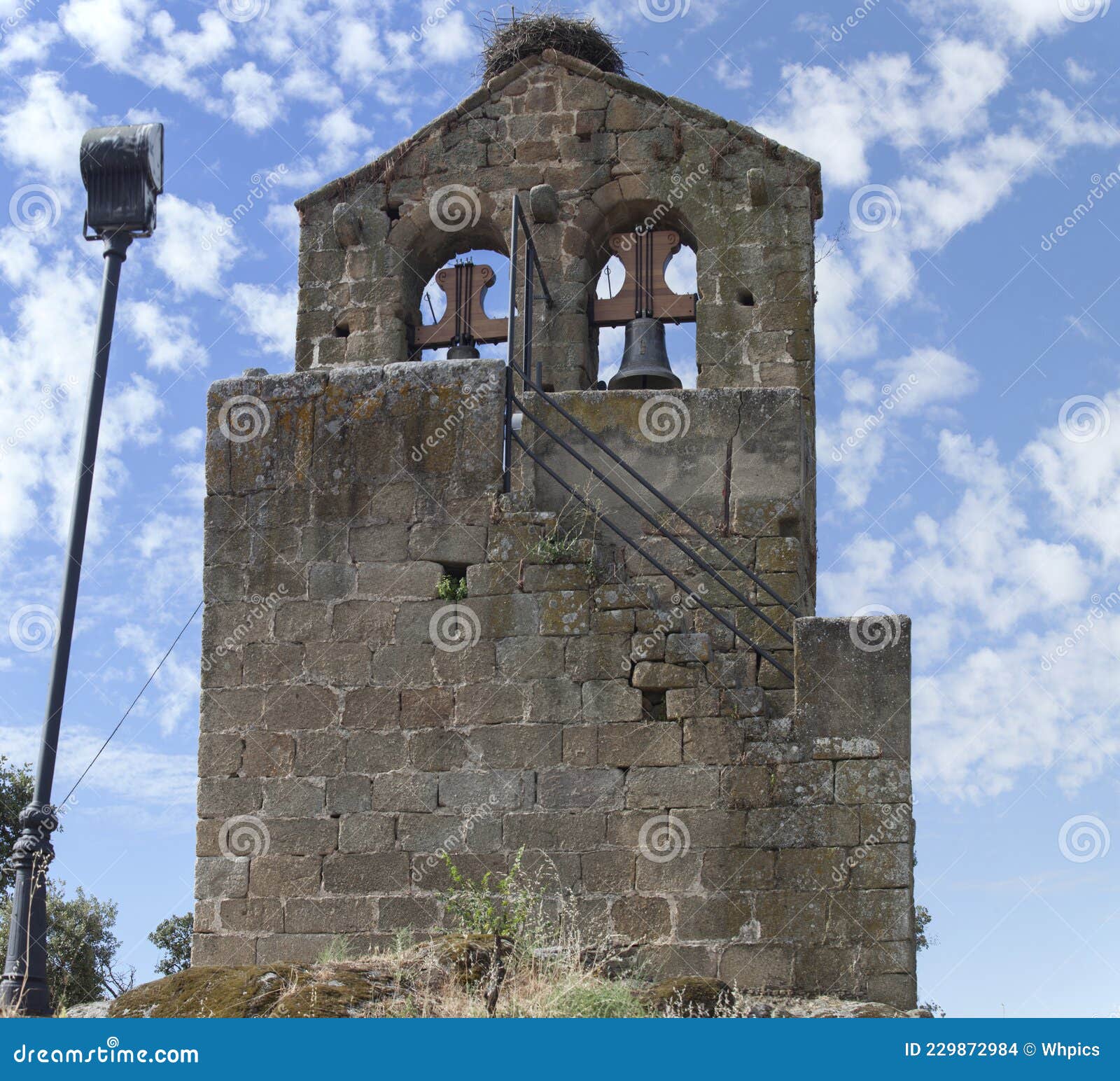  bell tower of aceituna, extremadura, spain