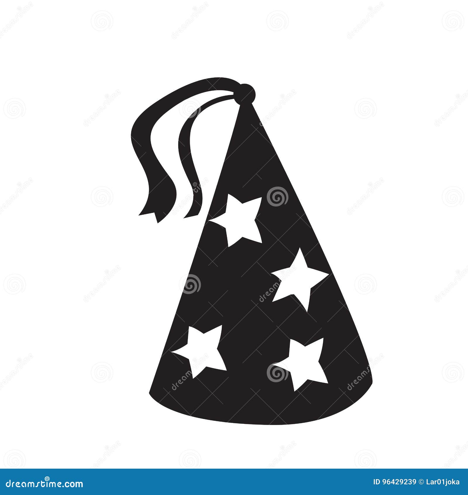 Download Isolated birthday hat stock vector. Illustration of ...