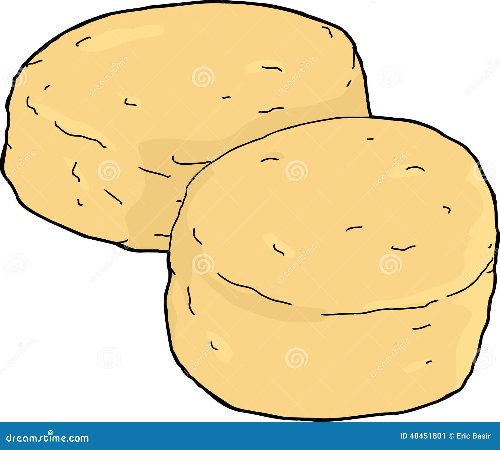 Isolated Biscuits stock vector. Illustration of freehand 40451801