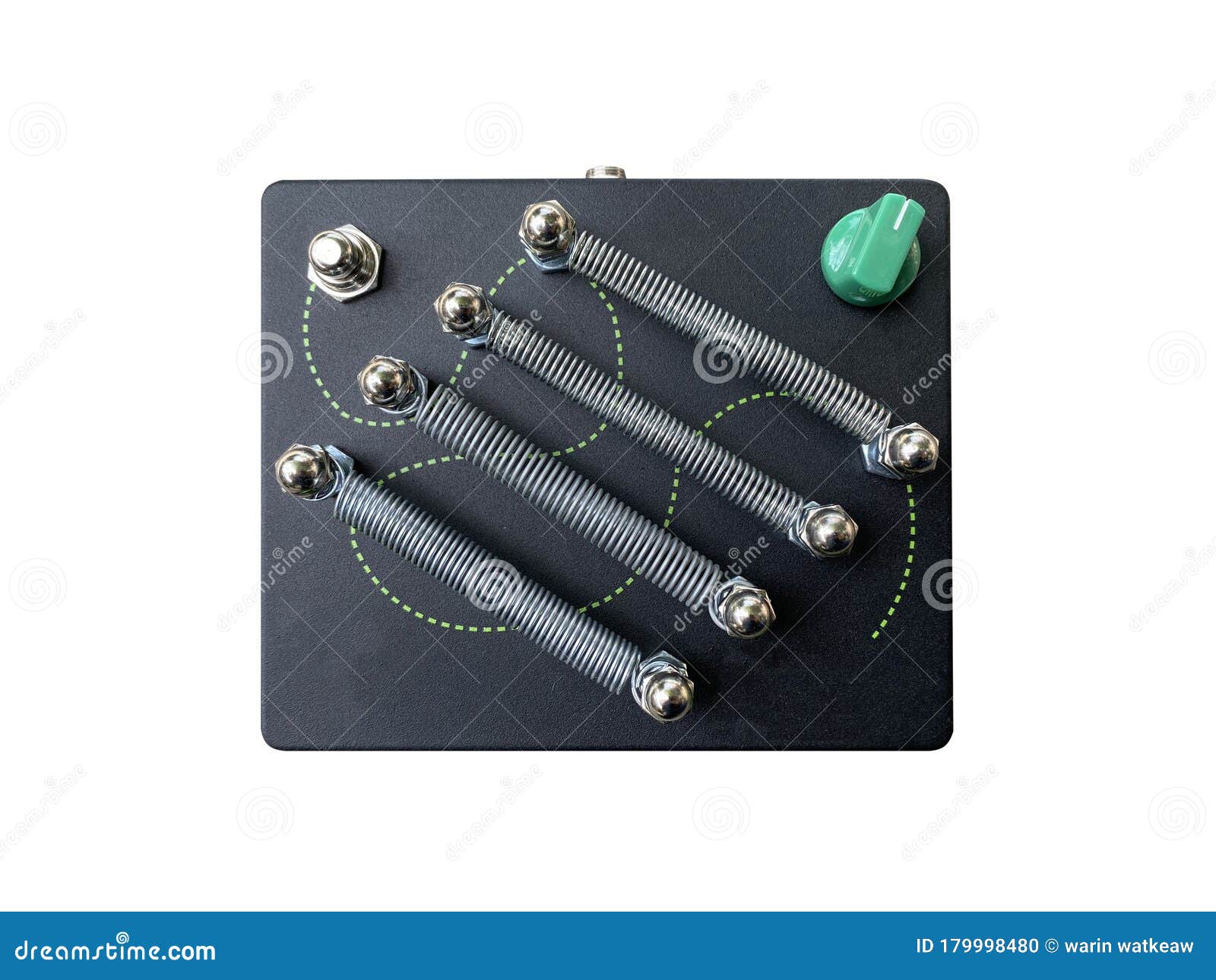  black spring reverb stomp box effect.