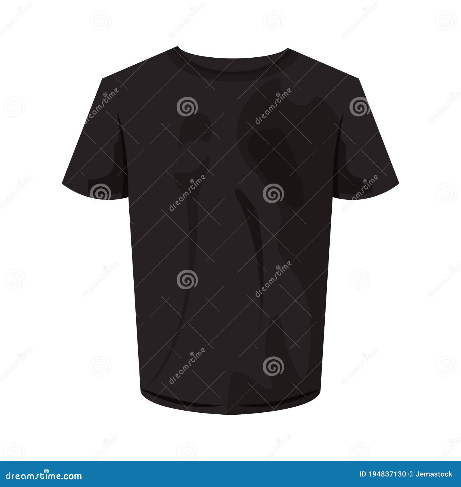 Isolated Black Tshirt Vector Design Stock Vector - Illustration of ...