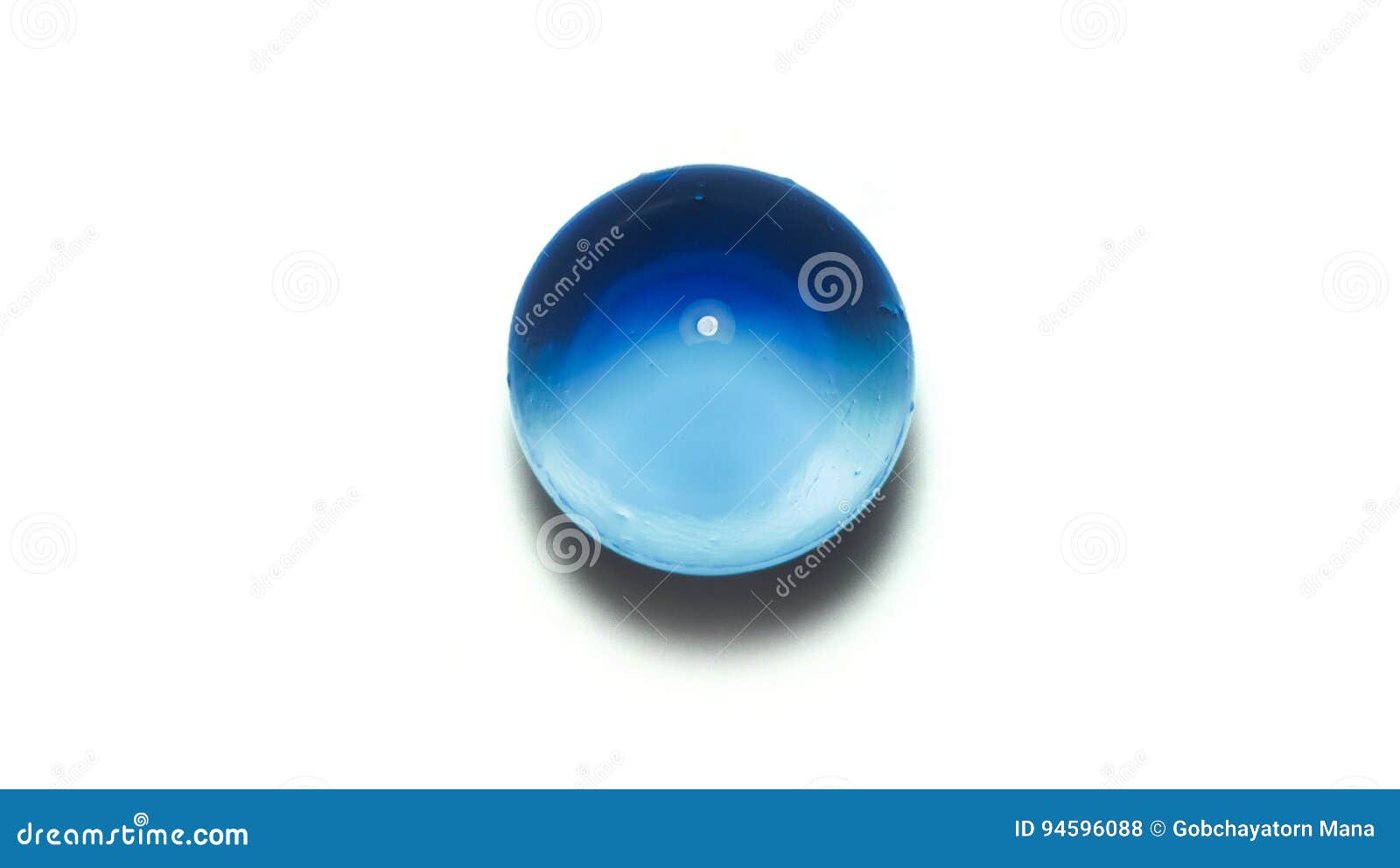 Isolated Blue Jelly Balls in Closeup View Stock Photo Image of color